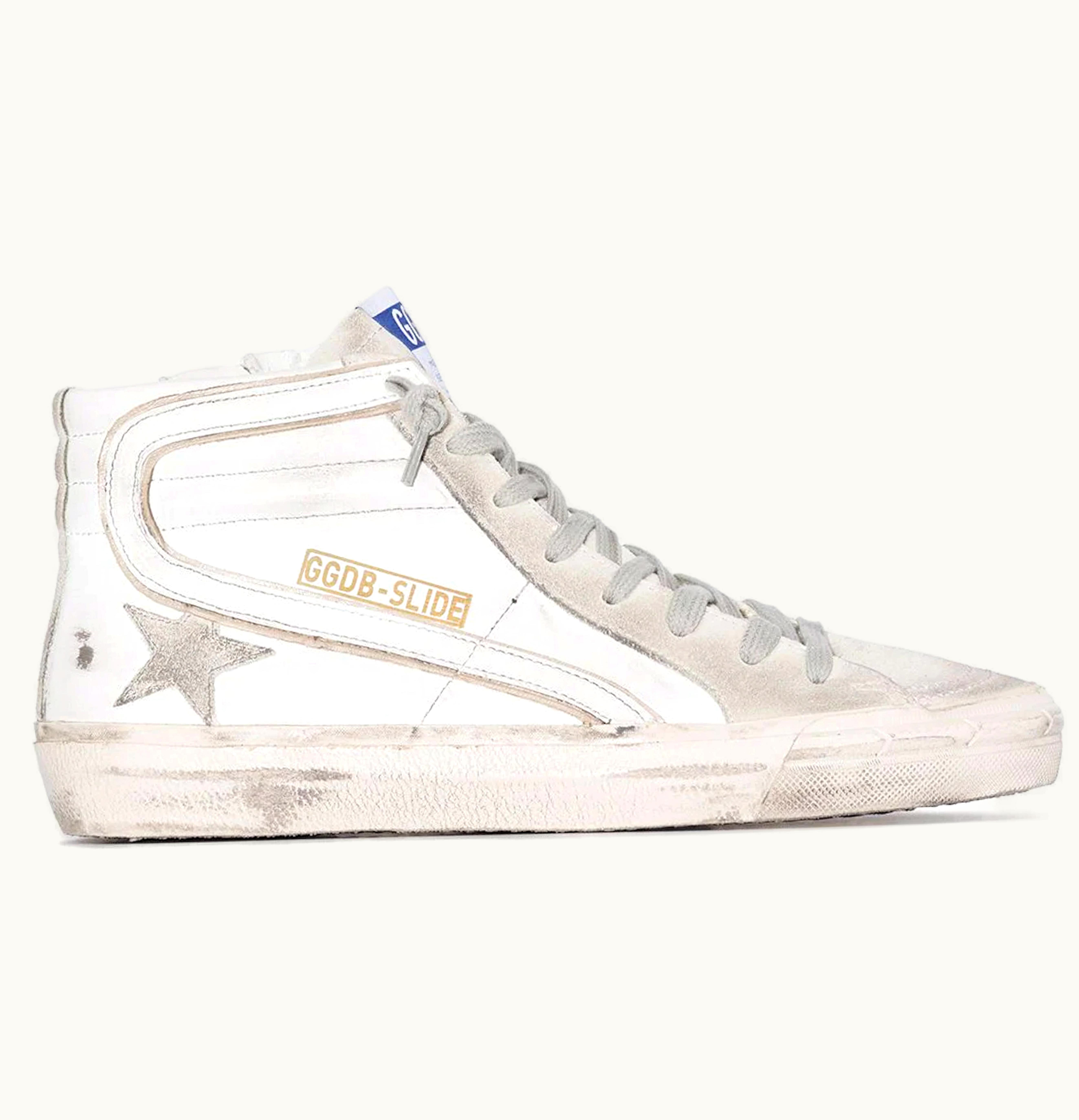 Golden Goose Slide White White Womens