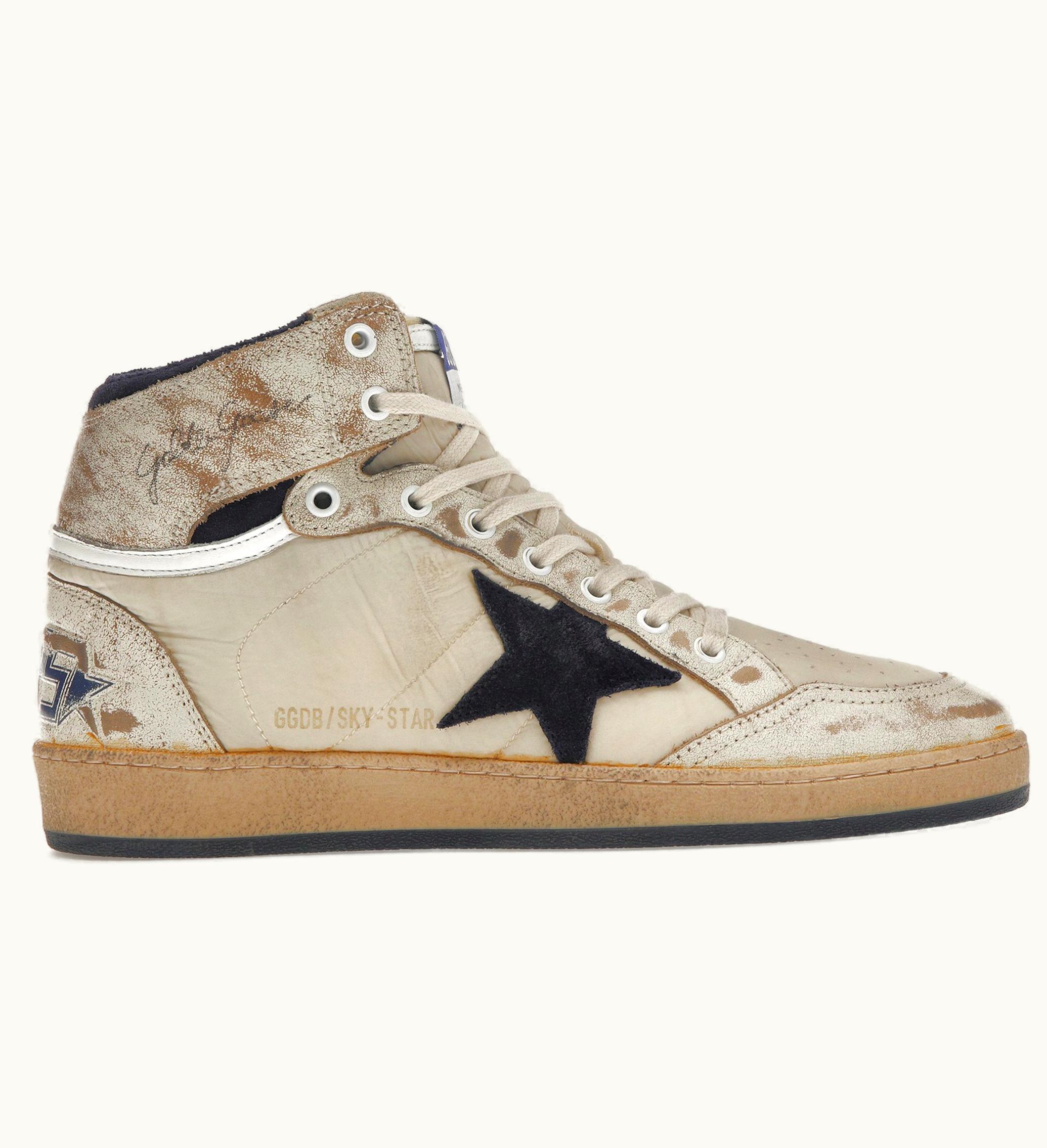 Golden Goose Skystar White Dark Blue