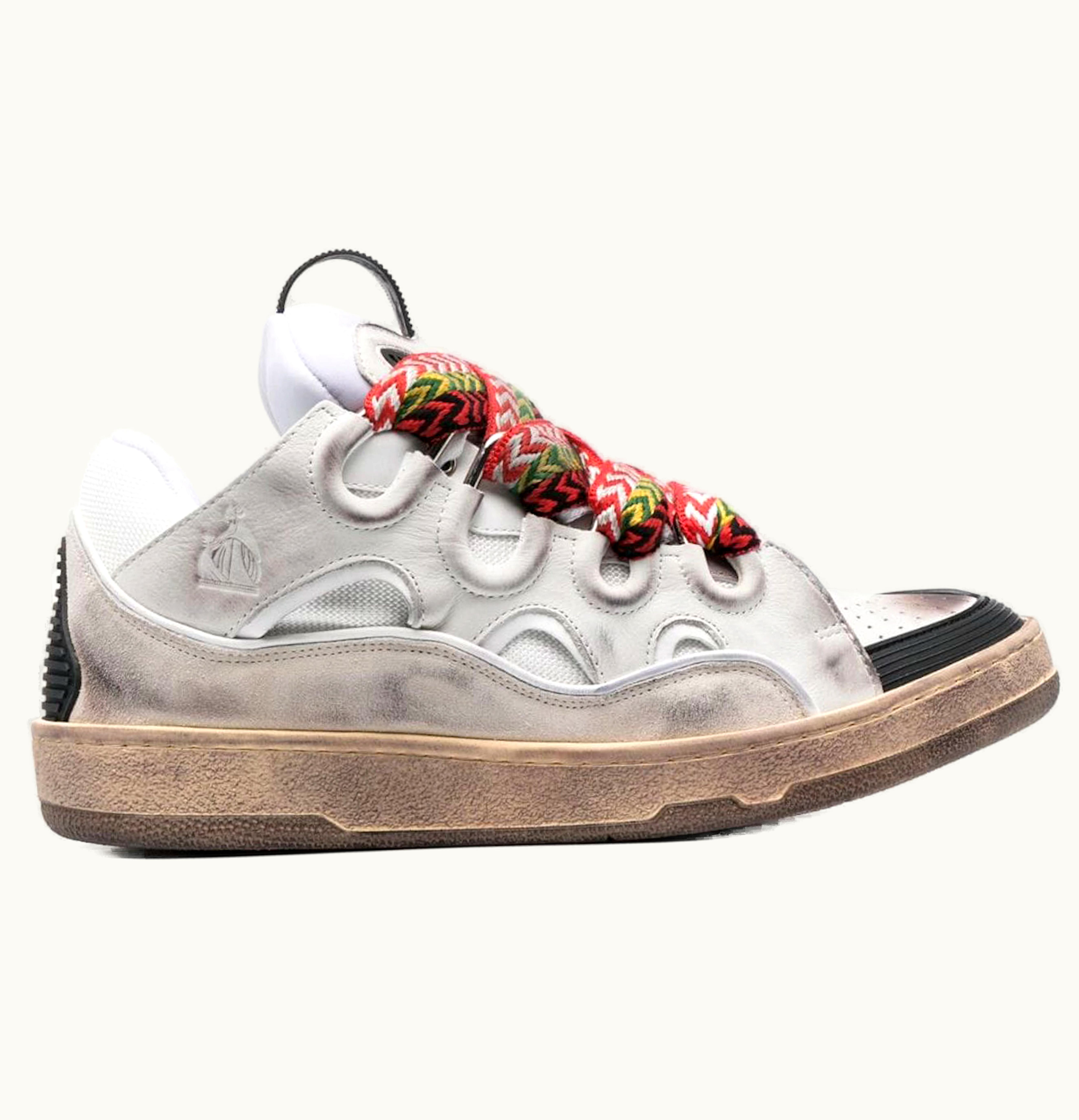 Lanvin Lanvin Leather Curb Vintage White Multi