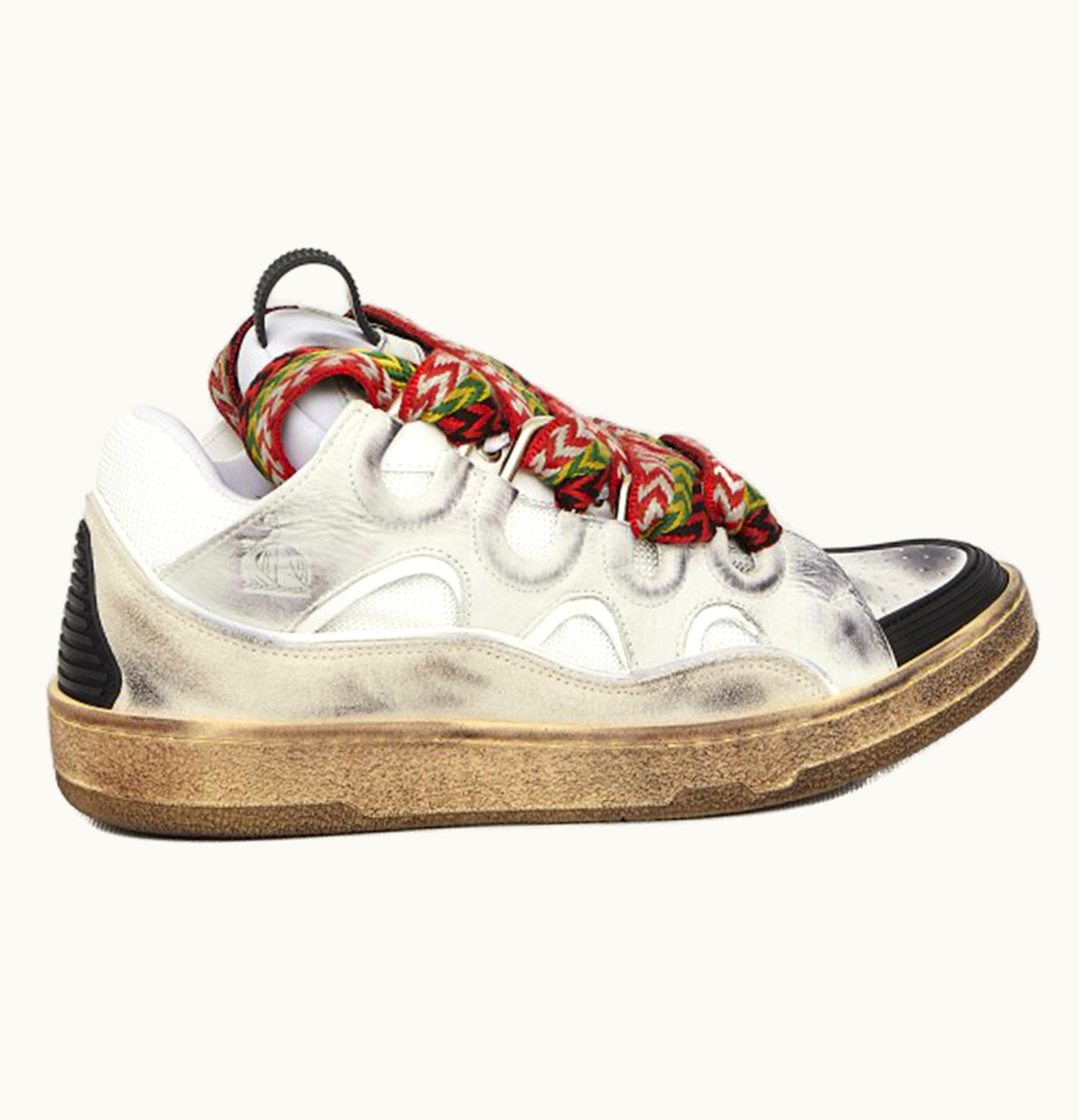 Lanvin Lanvin Curb Sneakers Vintage White