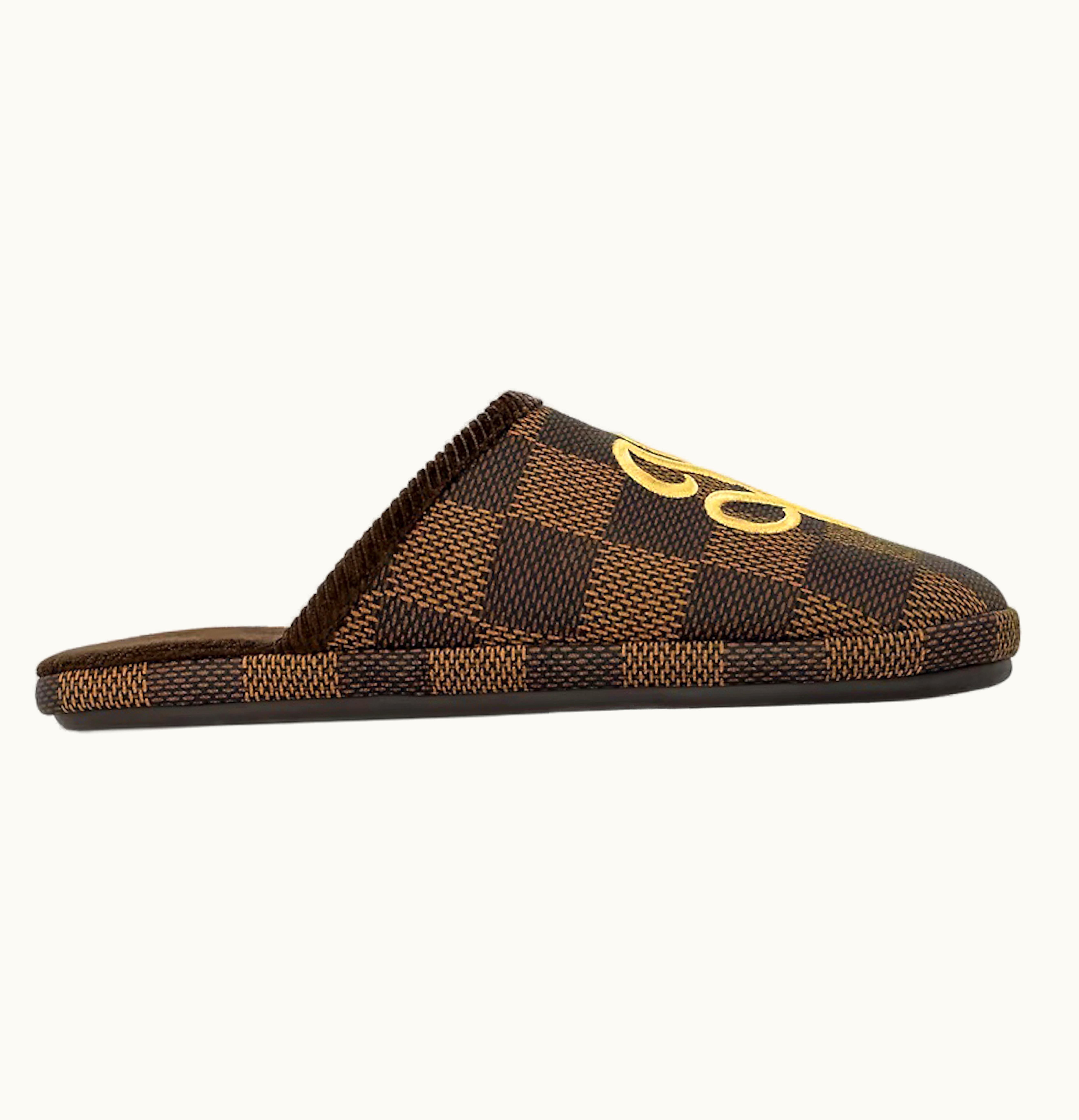 Louis Vuitton Louis Vuitton LV Palace Slipper Damier Pop Ebene