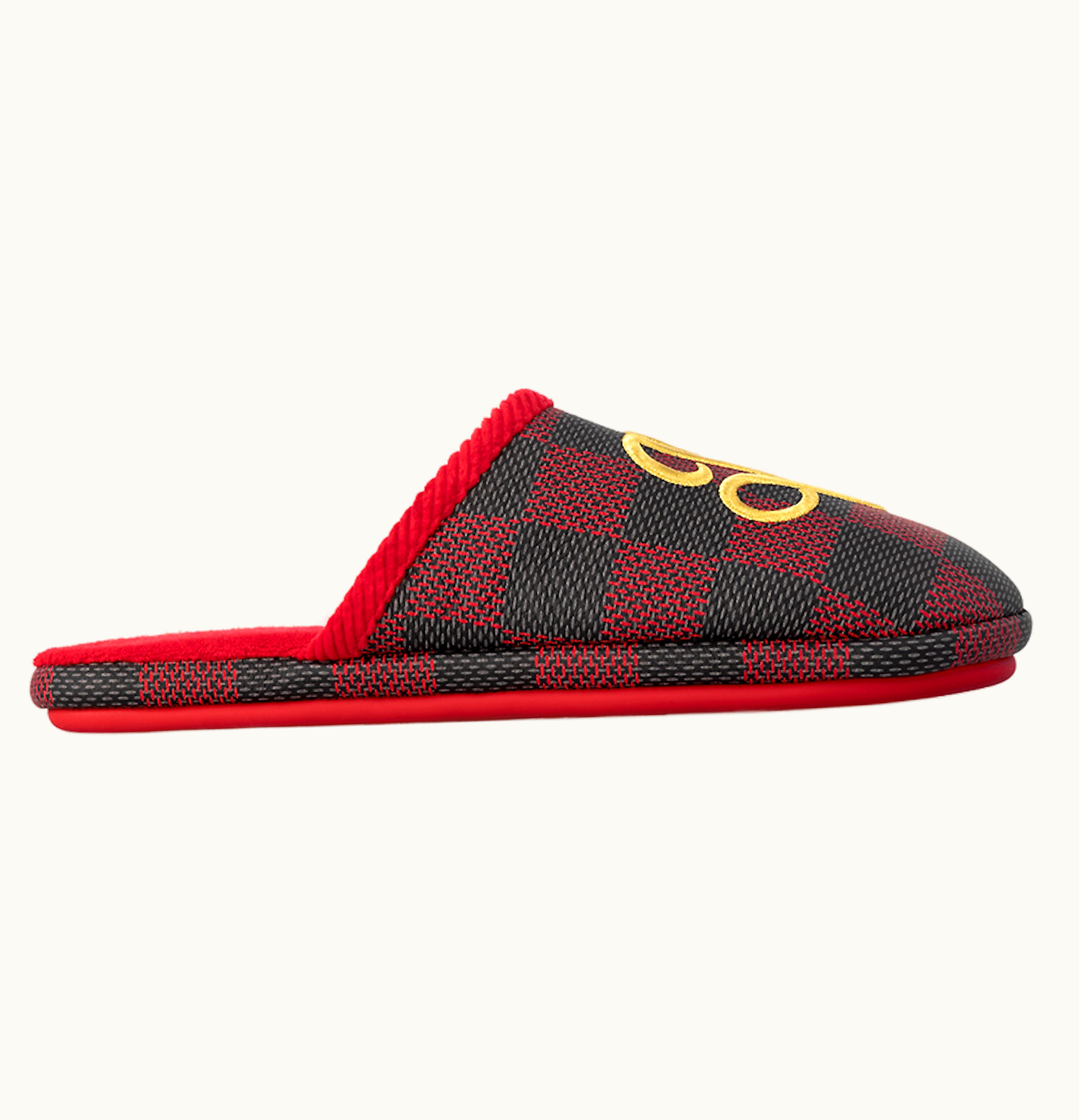 Louis Vuitton Louis Vuitton LV Palace Slipper Damier Pop Red