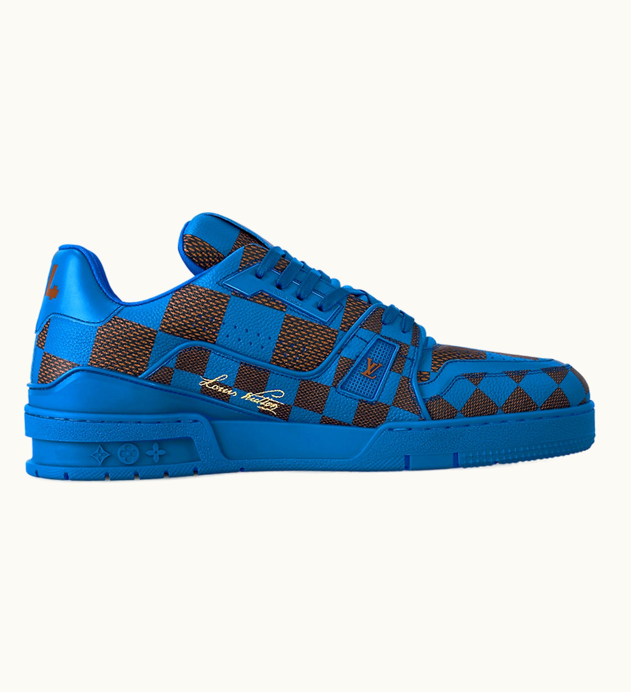 Louis Vuitton Louis Vuitton LV Trainer Sneaker Damier Pop Blue