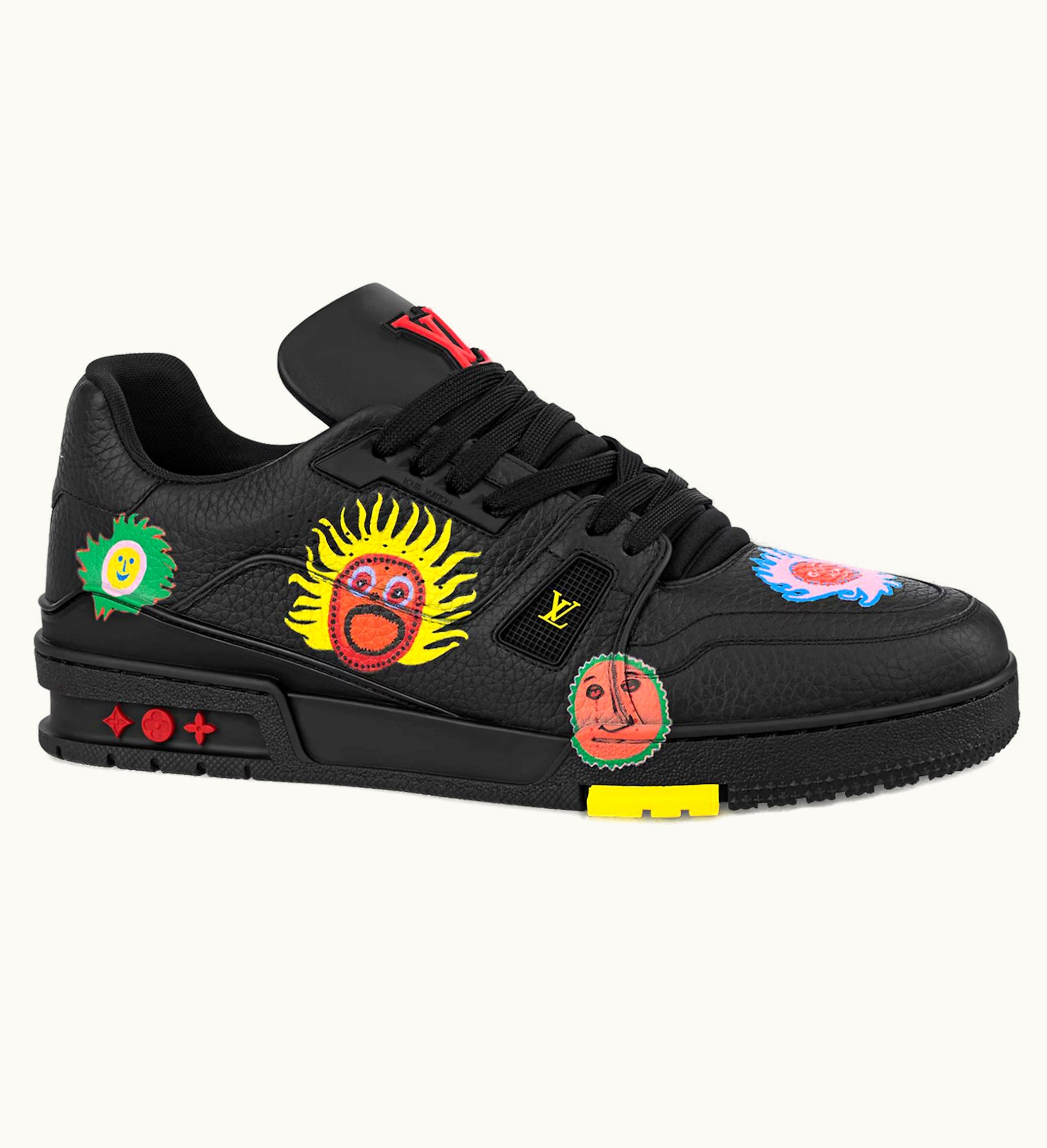Louis Vuitton Louis Vuitton X Yayoi Kusama Trainer Black Print