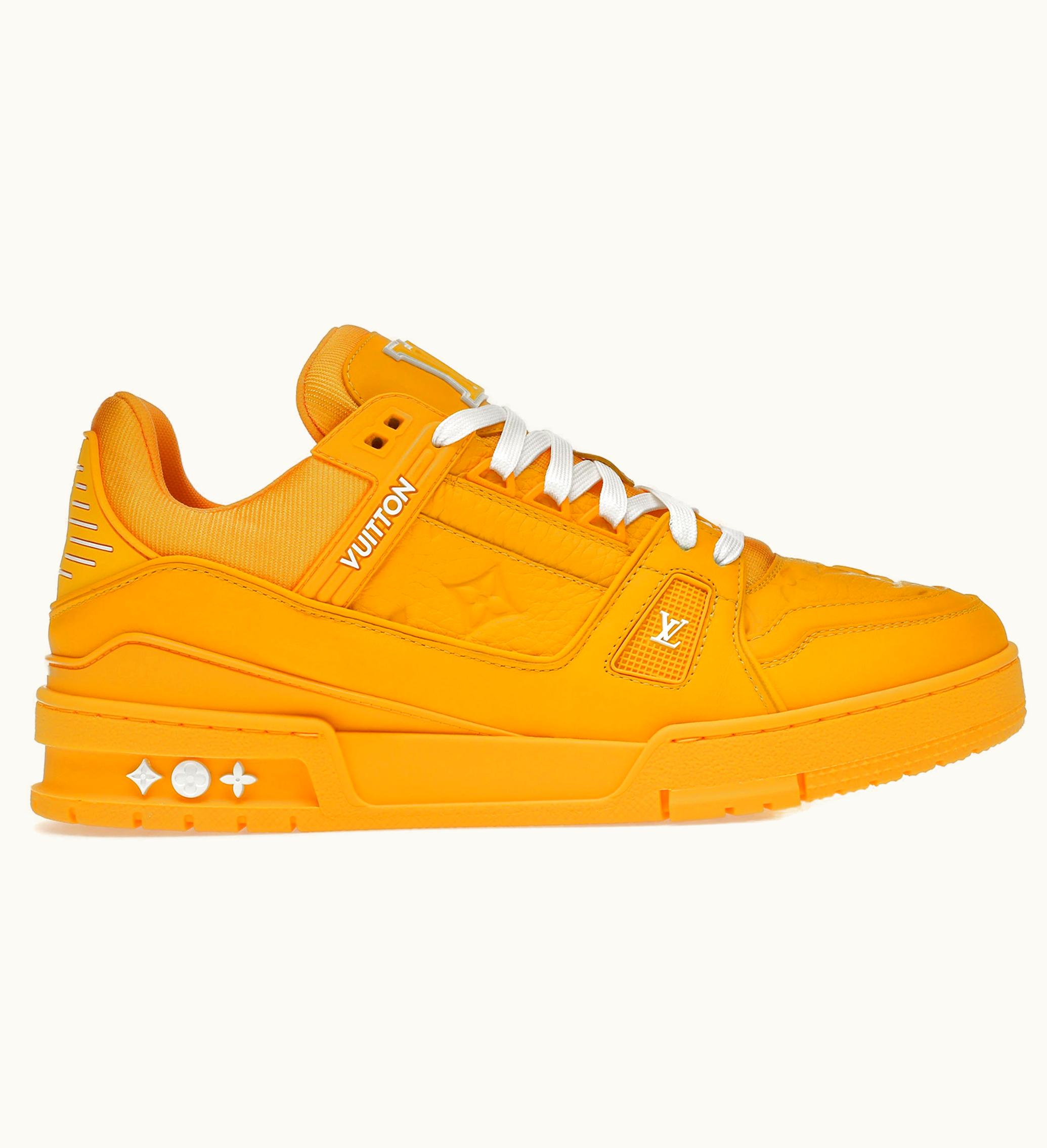 Louis Vuitton Trainer Yellow Embossed Monogram