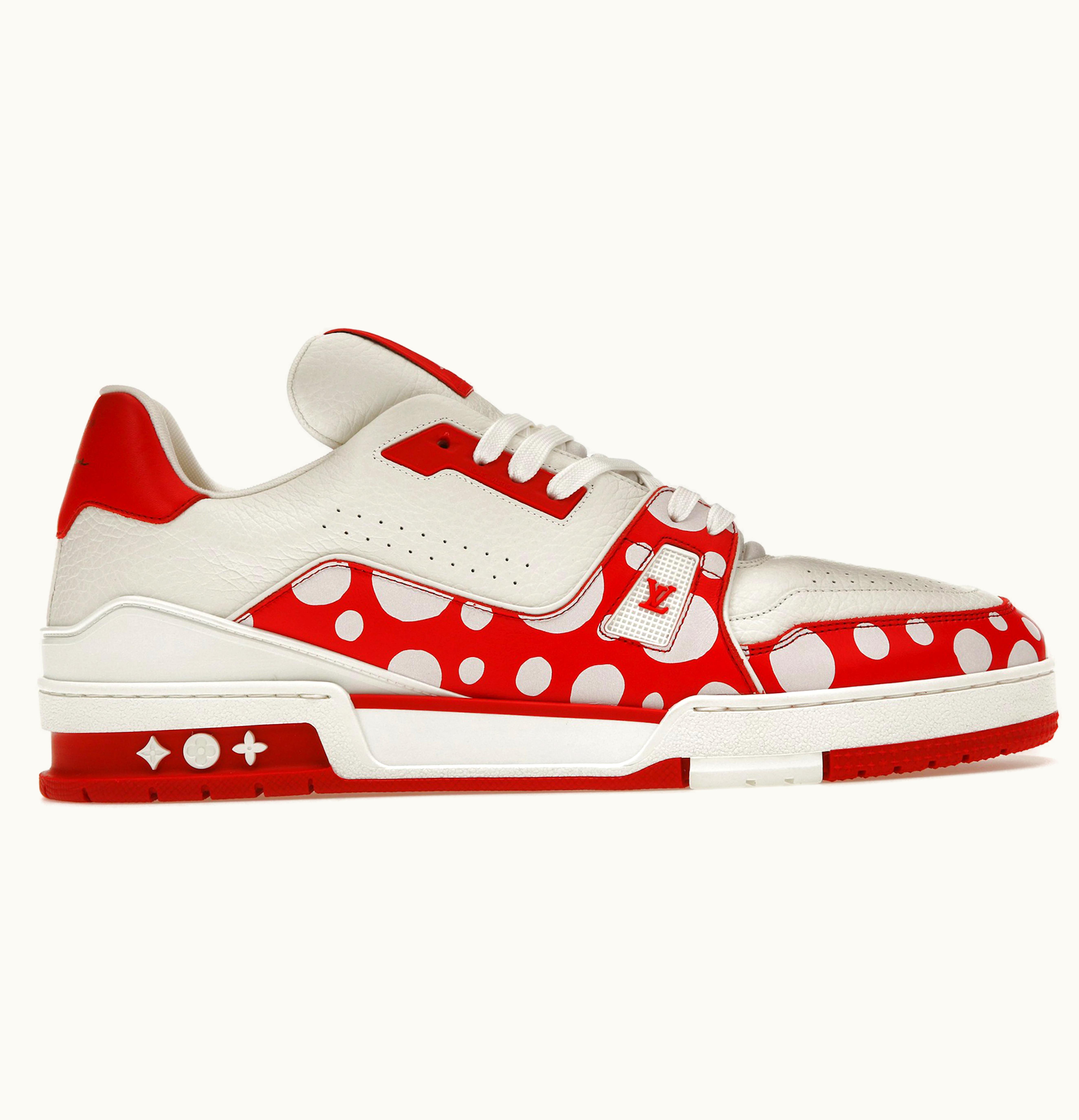 Louis Vuitton Louis Vuitton LV Trainer Yayoi Kusama Red White