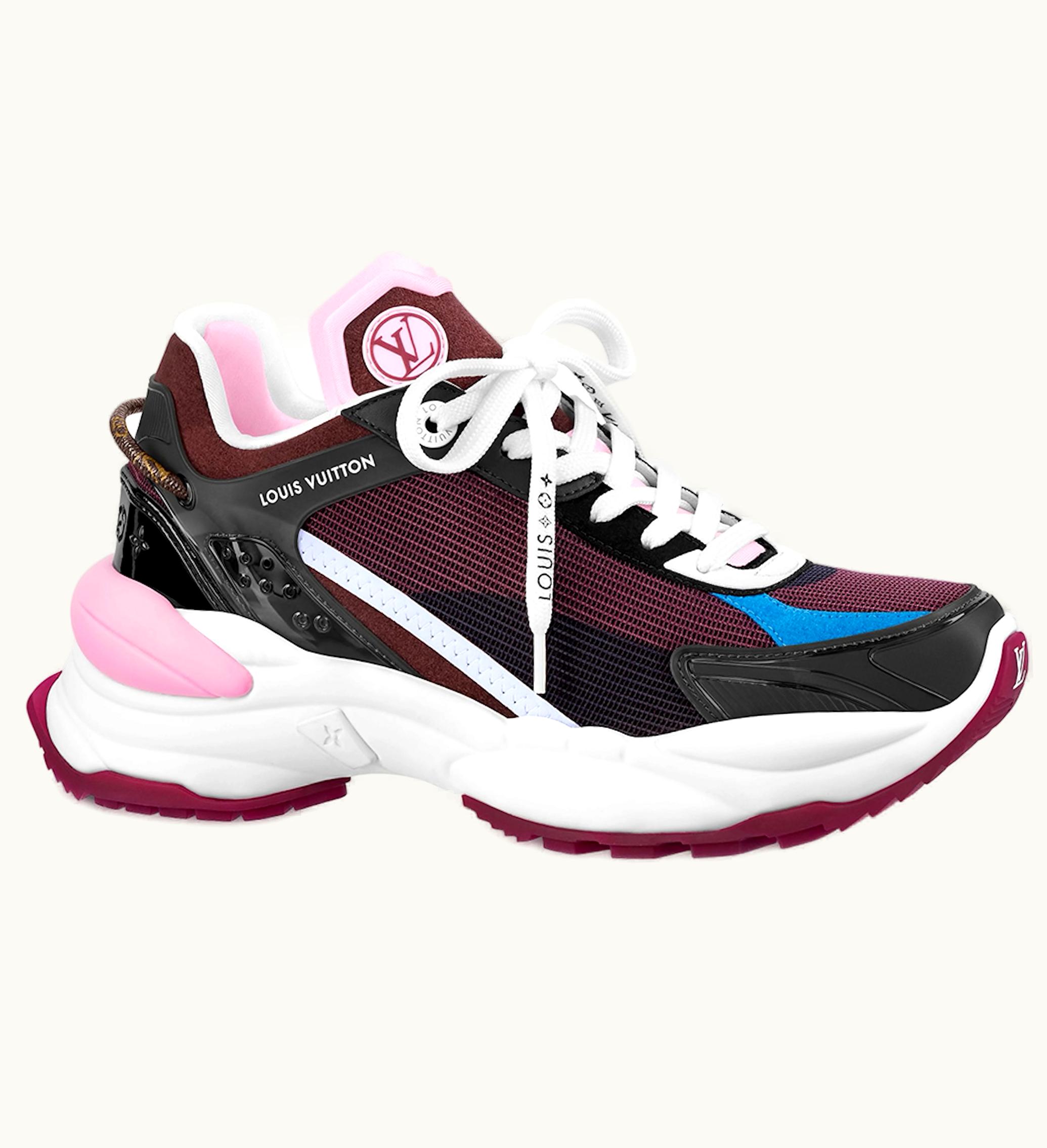 Louis Vuitton Louis Vuitton Run 55 Bodeaux Red Pink White W