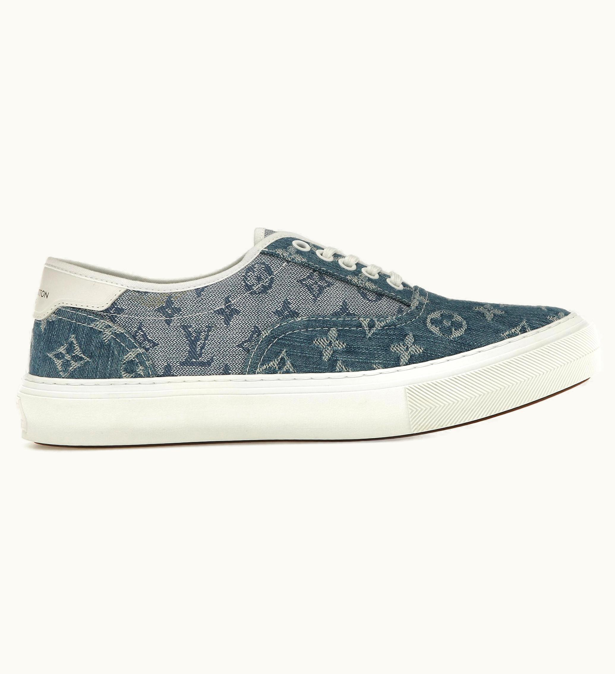 Louis Vuitton Trocadero Monogrm Sneaker Denim Blue