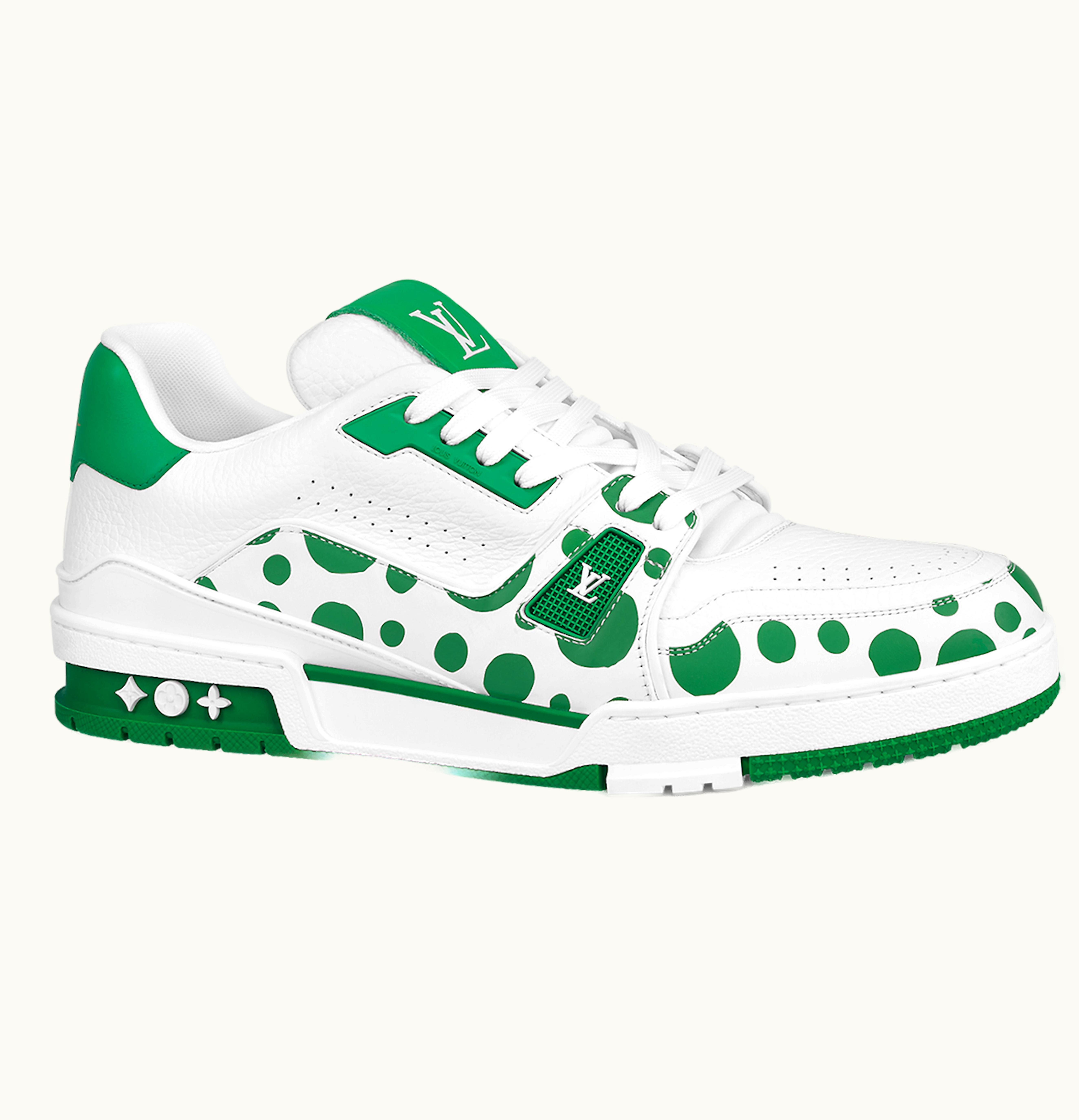 Louis Vuitton LV Trainer Yayoi Kusama Green White