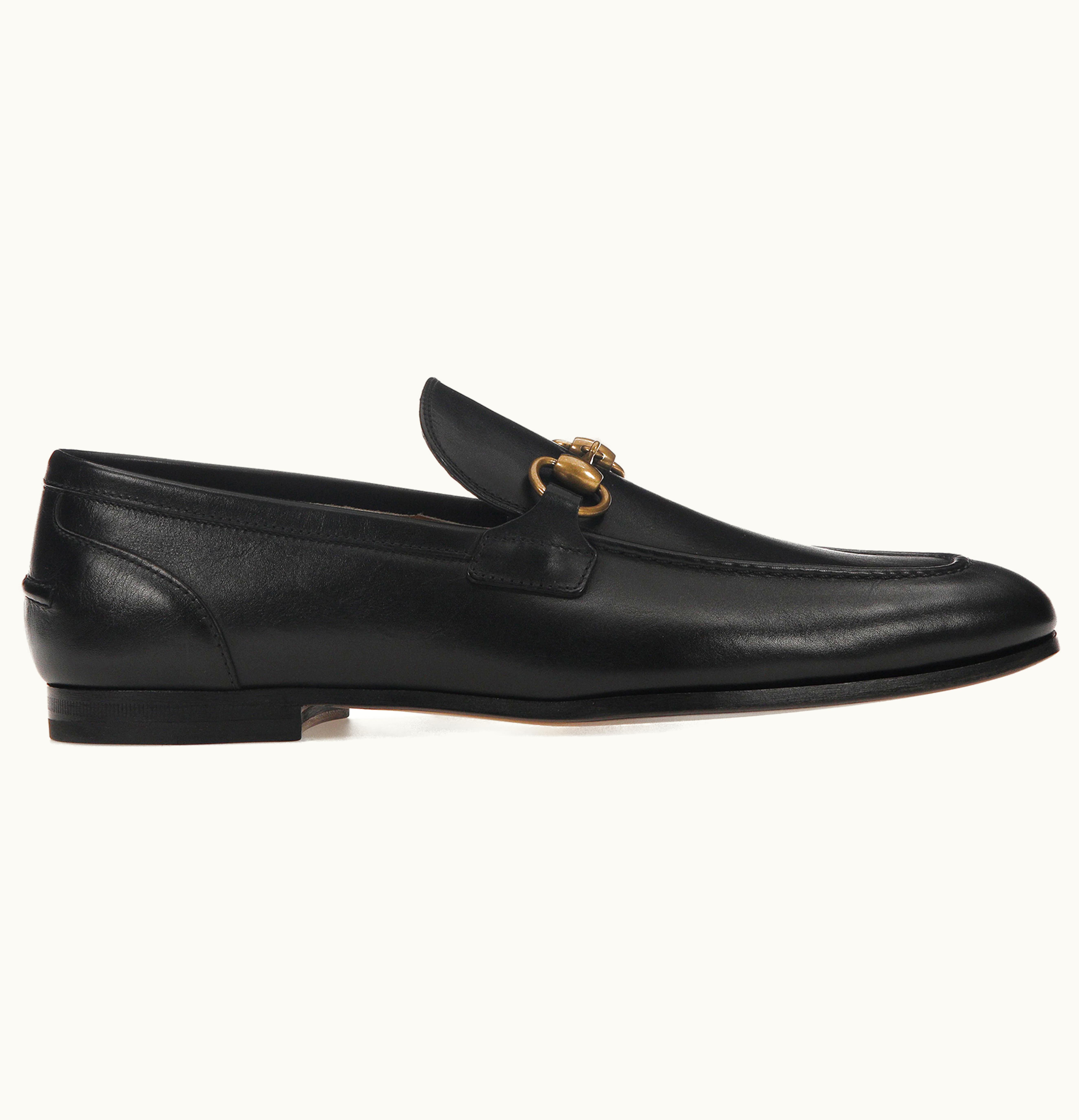 Gucci Gucci Jordaan Loafer Black Leather
