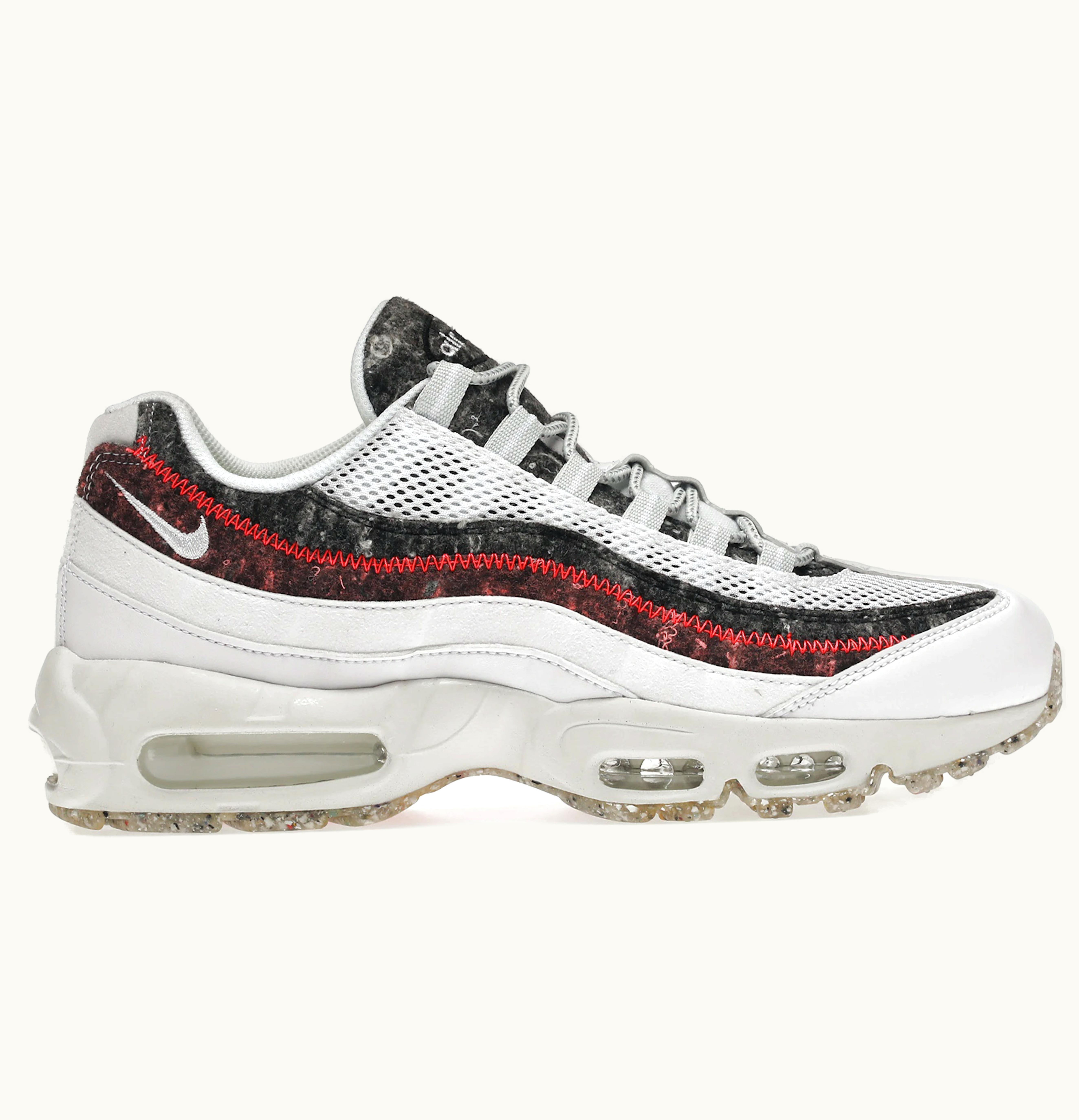 Nike Nike Air Max 95 Crater White Photon Dust Bright Crimson