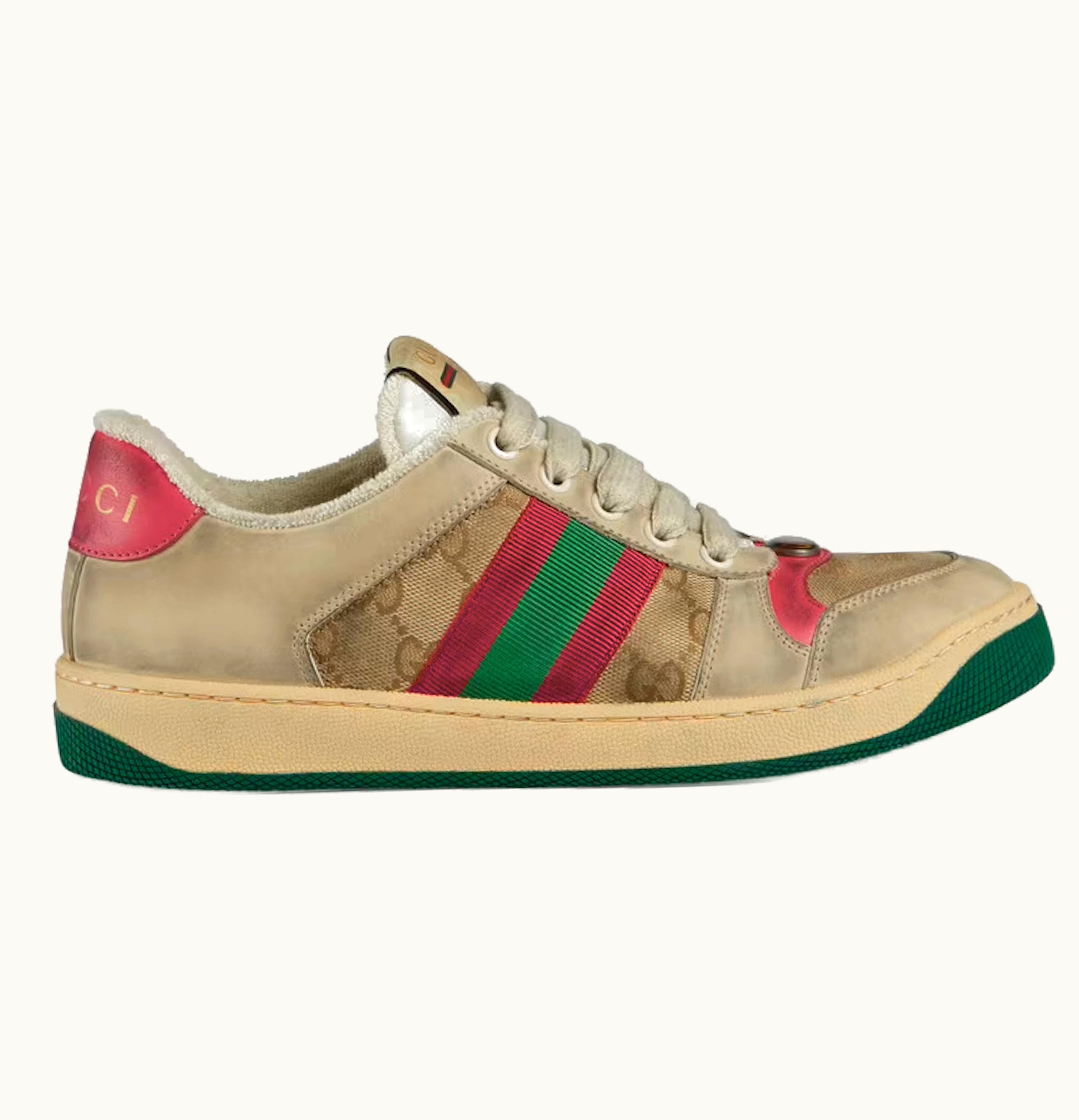 Gucci Gucci Screener Butter Leather Red W