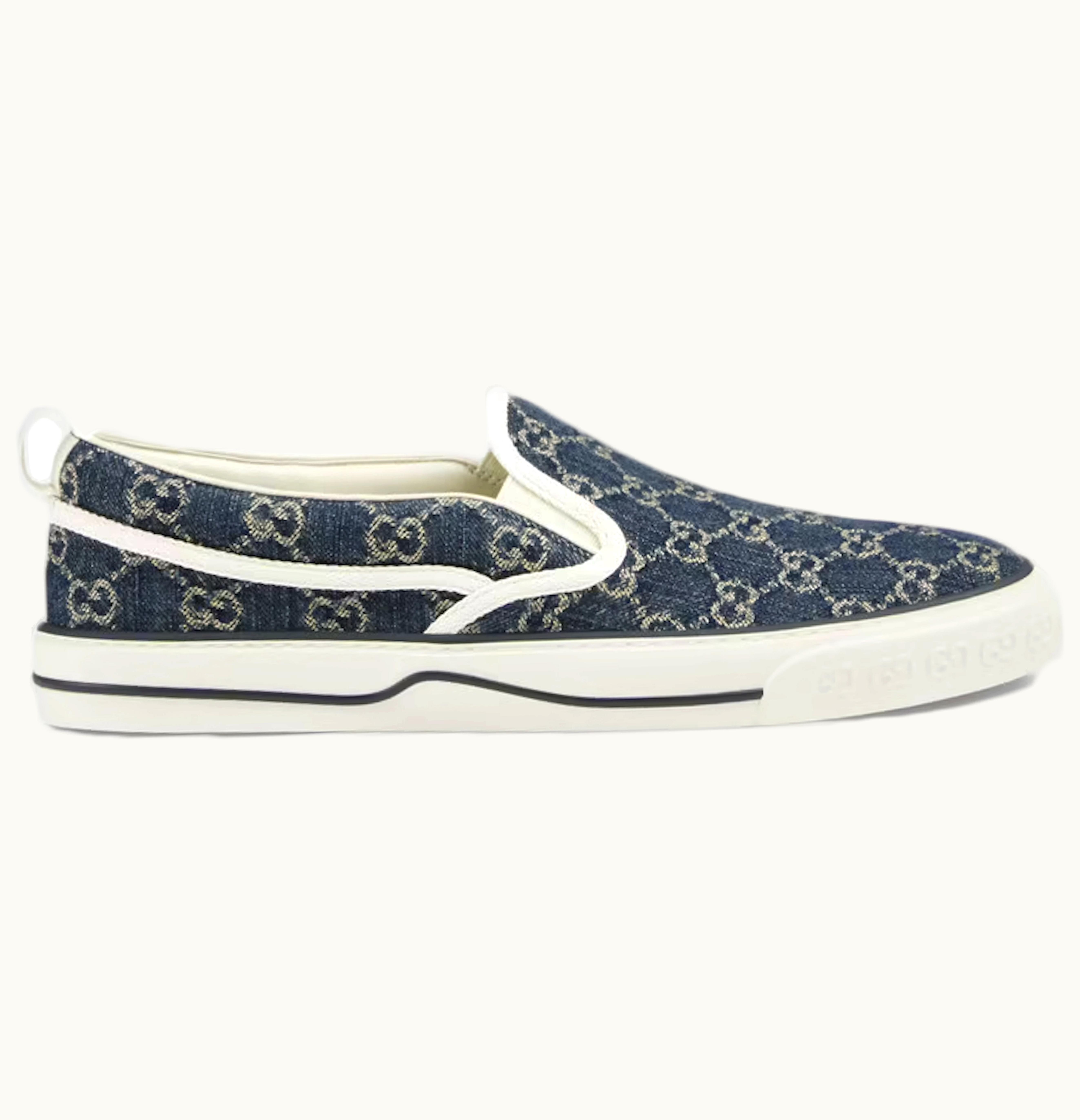 Gucci Gucci Tennis 1977 Slip On Denim