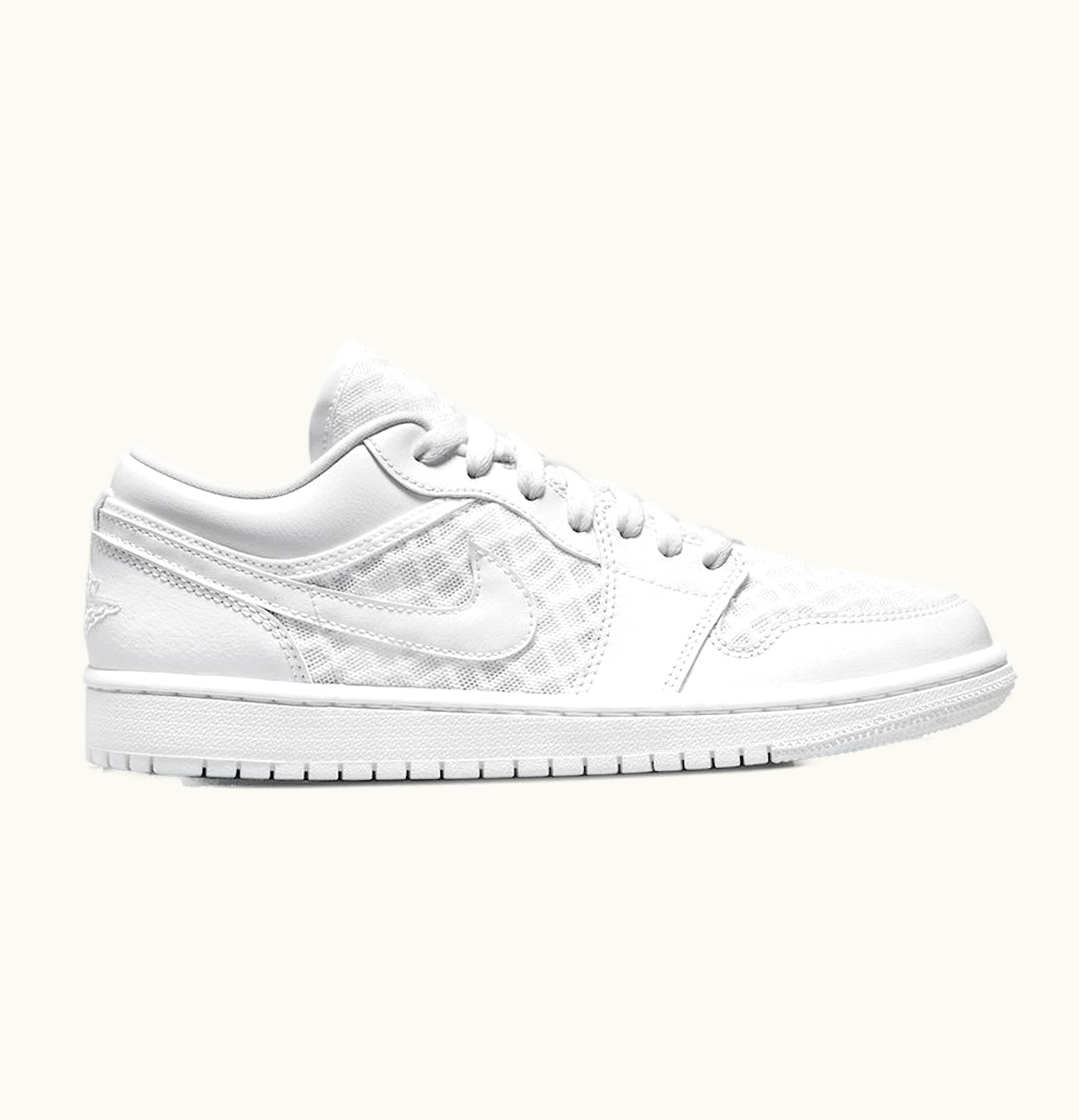 Jordan Air Jordan 1 Retro Low Breathe Triple White W