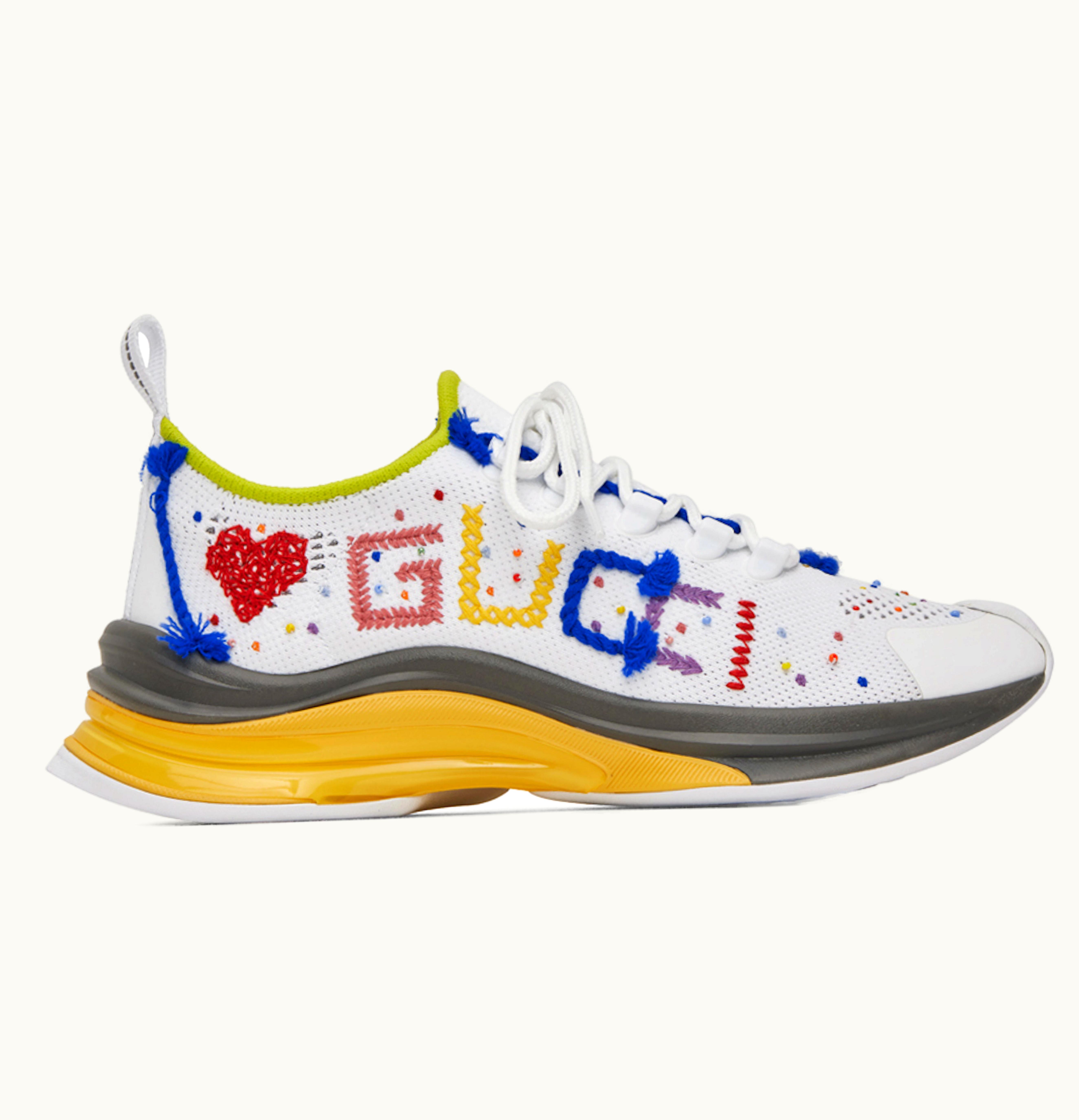 Gucci Gucci Run Lovelight White Blue Red