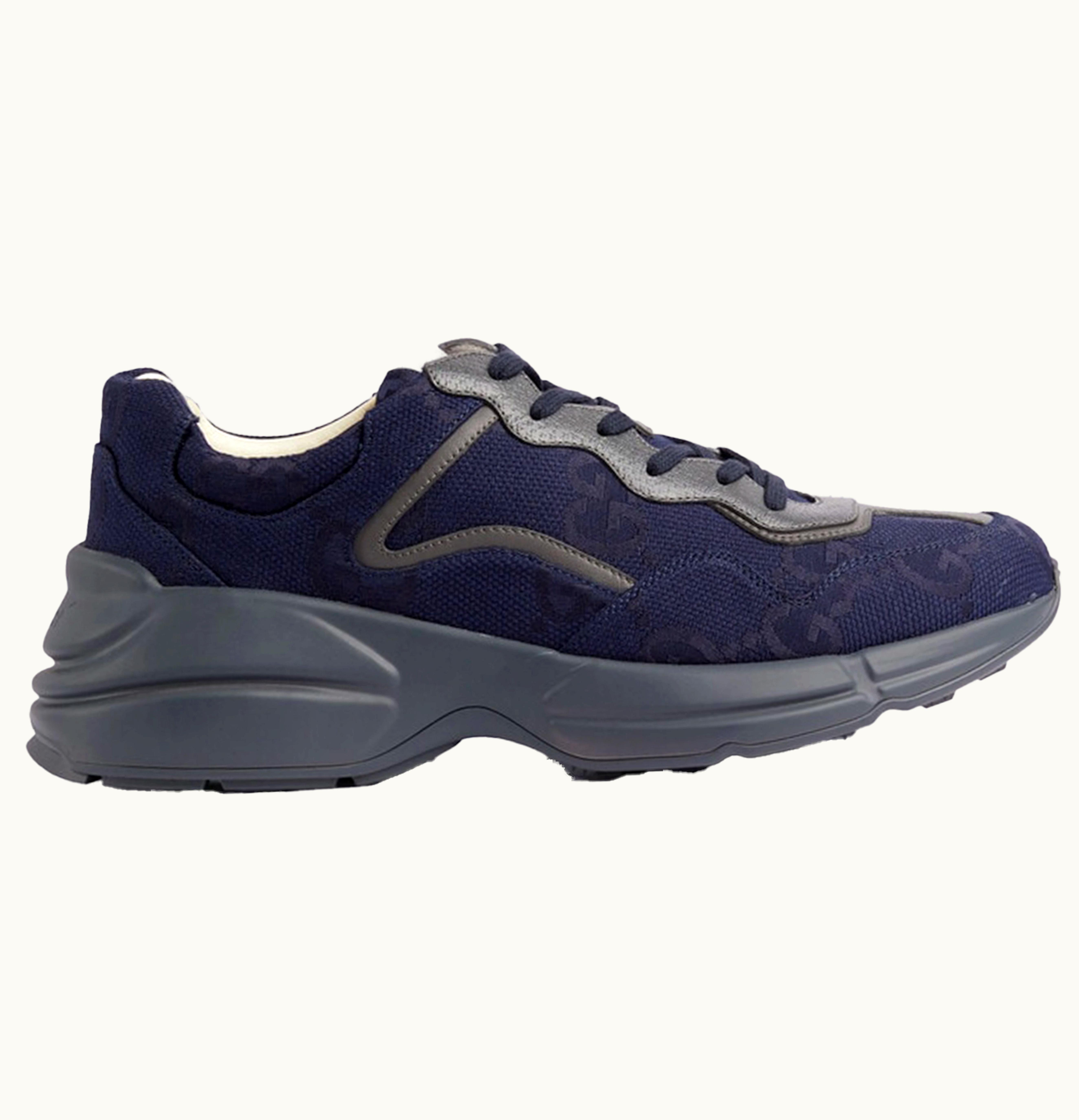 Gucci Rhyton Blue Maxi GG Supreme