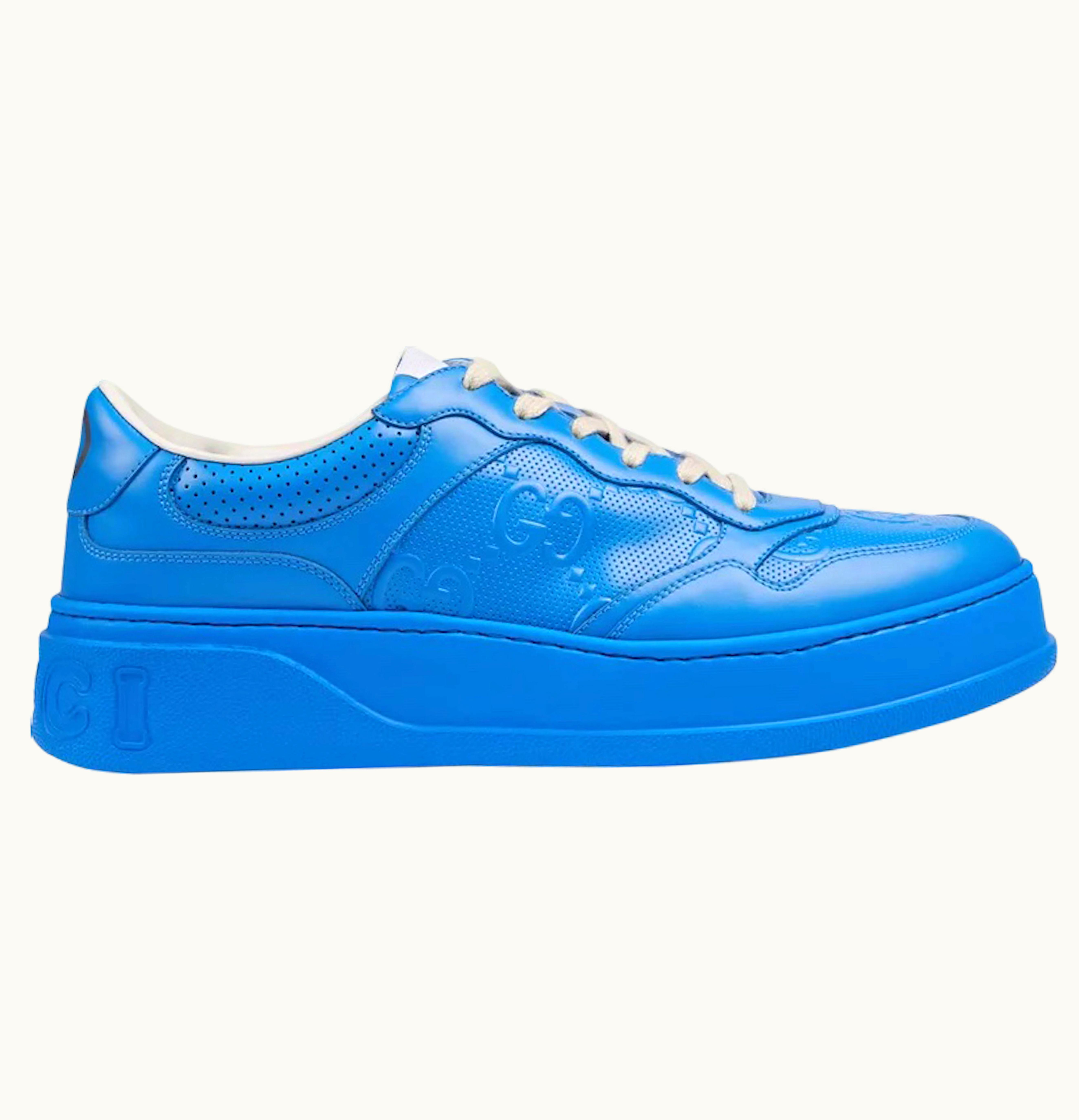 Gucci GG Embossed Sneaker Bright Blue