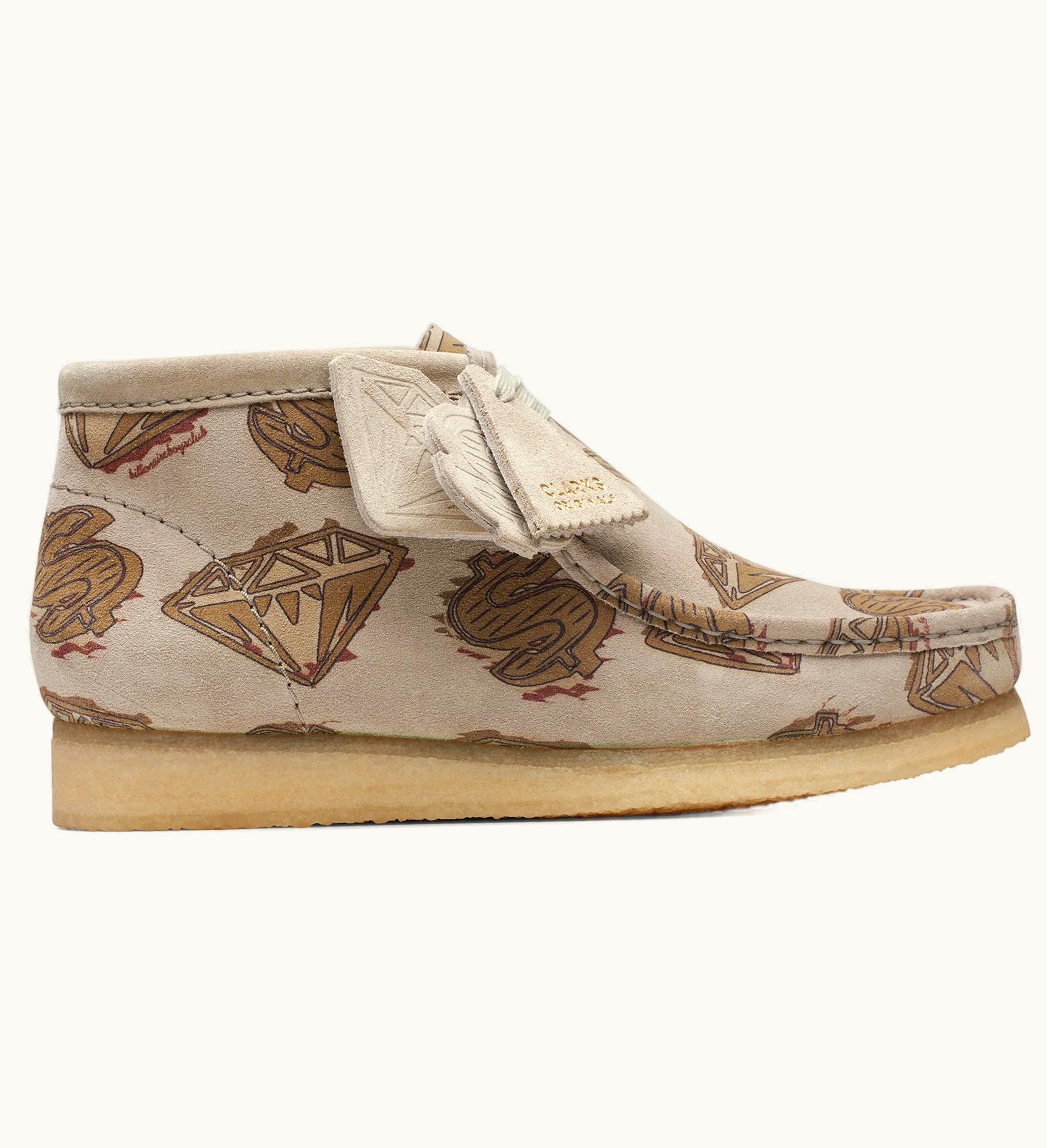 Clarks Clarks Originals Wallabee Boot Billionaire Boys Club Diamonds Dollars Off White