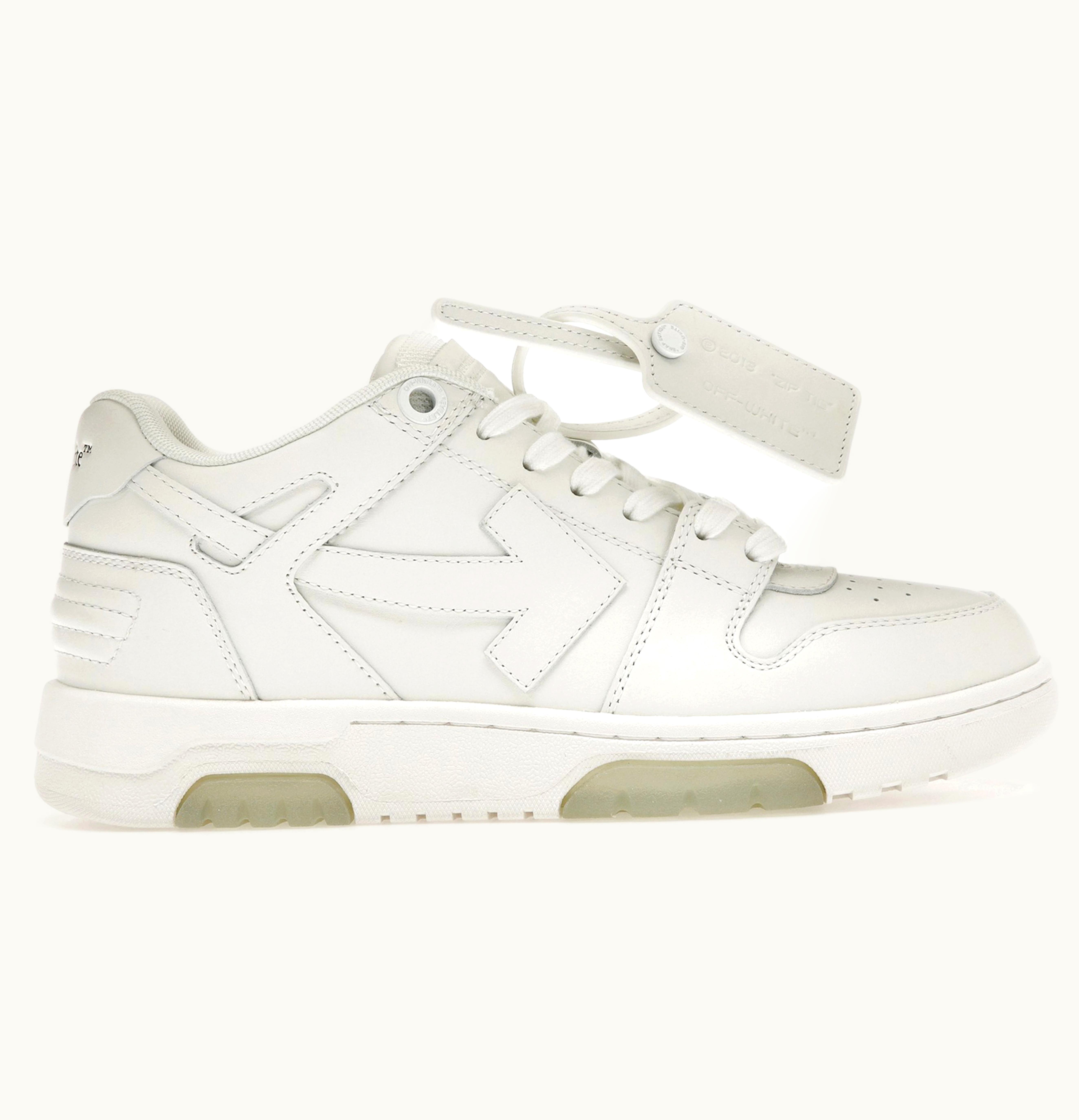 OFF-WHITE OFF-WHITE Out Of Office Calf Leather Triple White Womens