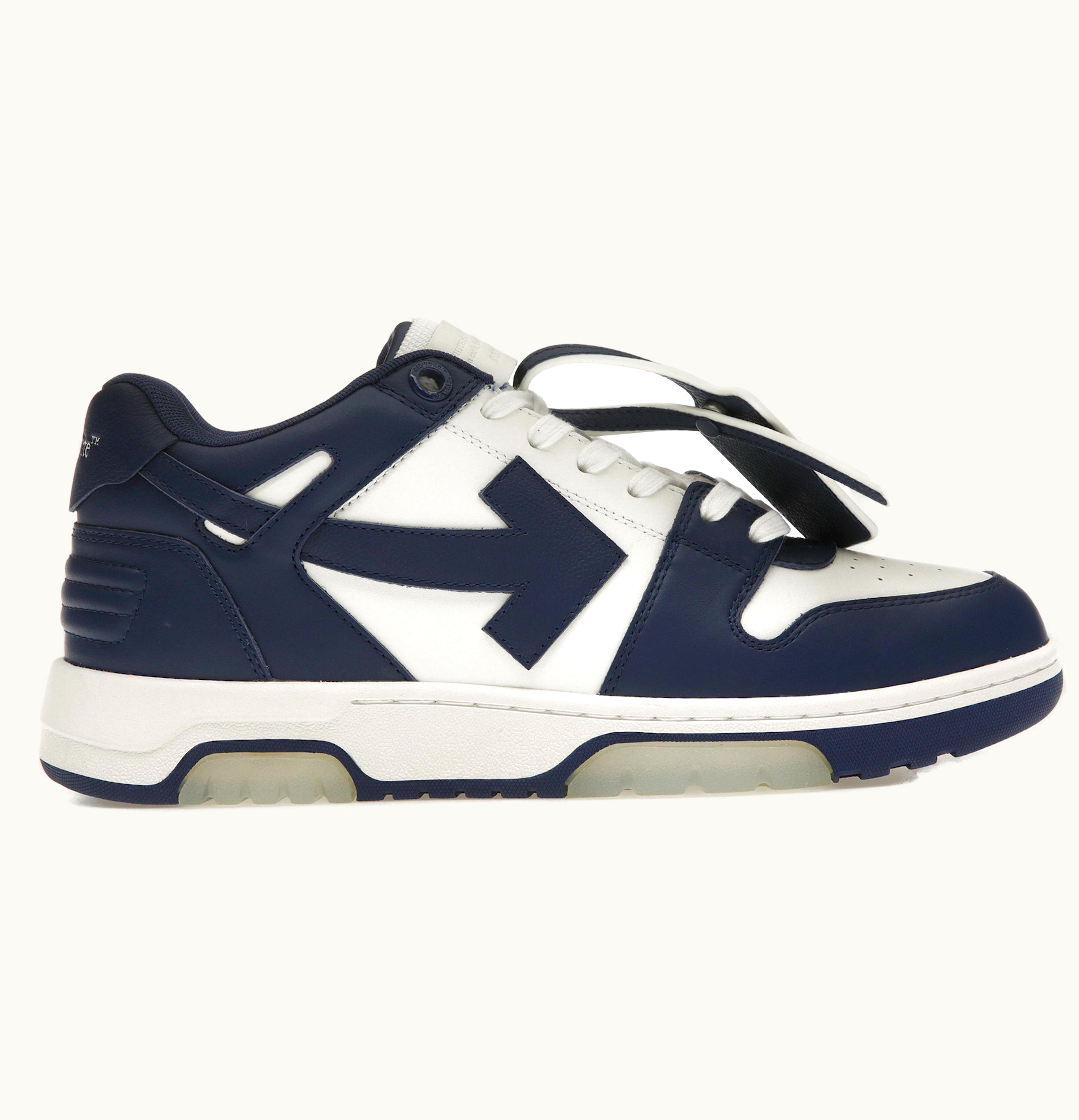 OFF-WHITE OFF-WHITE Out Of Office Ooo Low Tops White Royal Blue