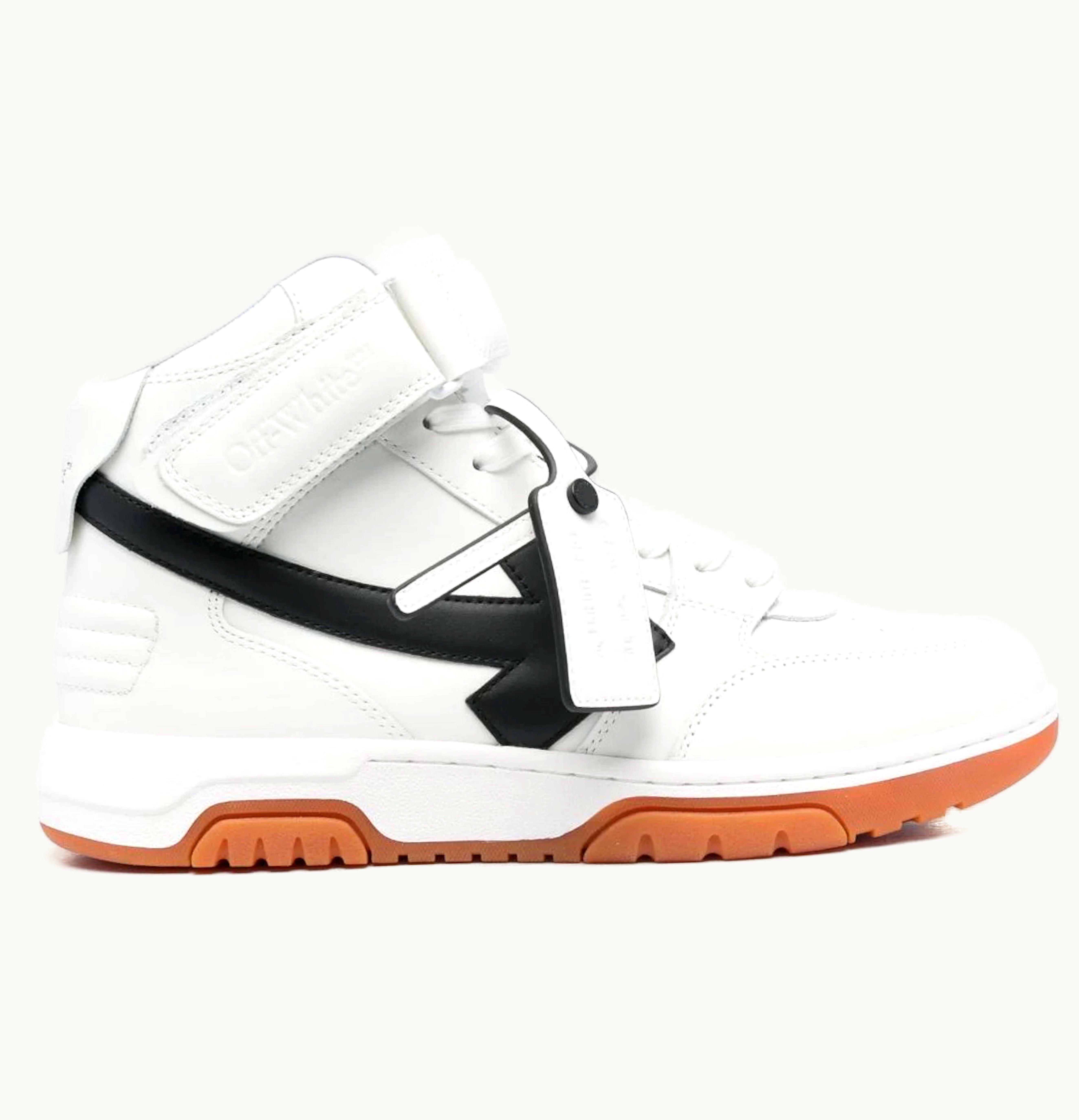 OFF-WHITE OFF-WHITE Out Of Office Mid Top White Black Gum