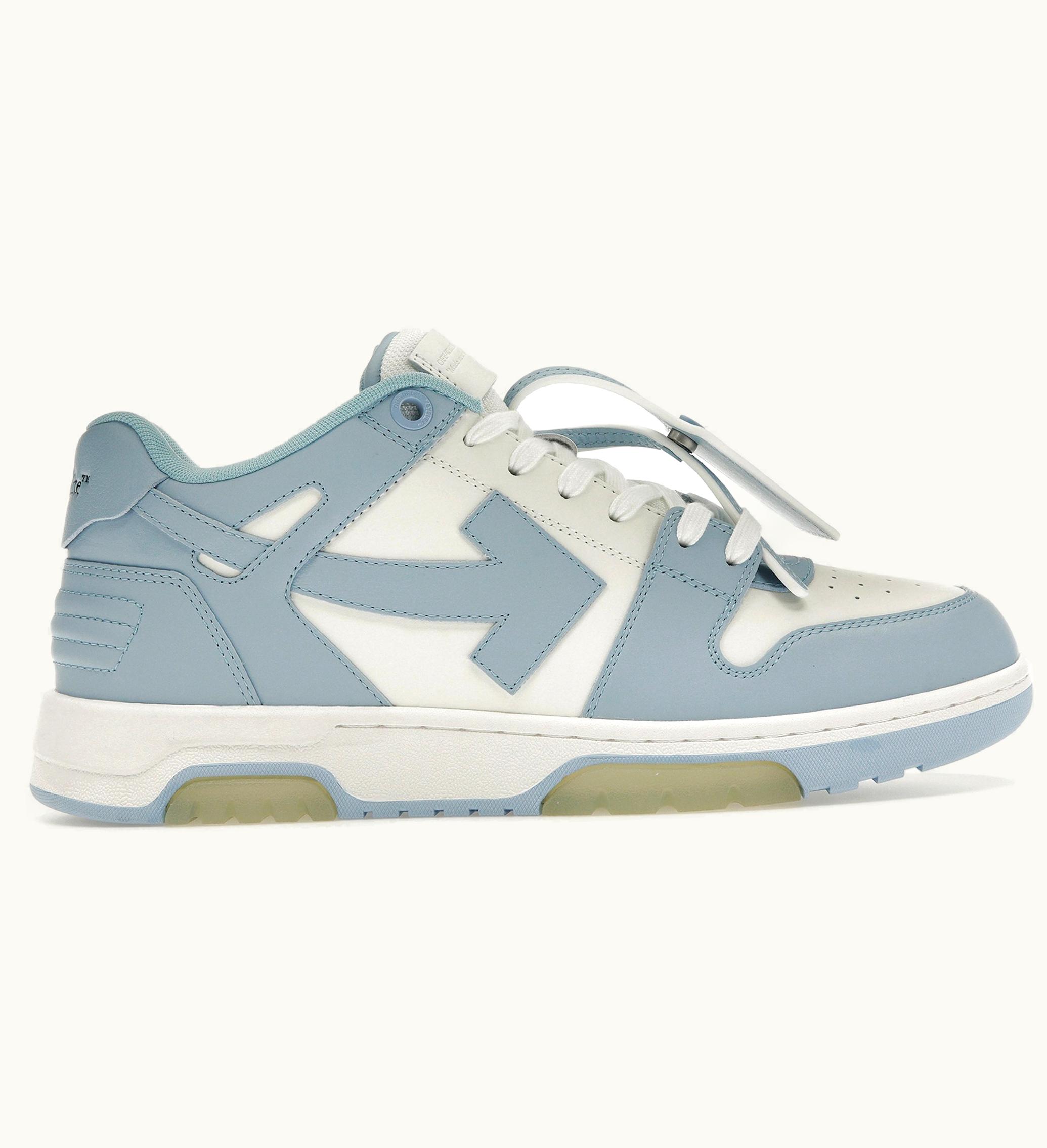 OFF-WHITE OFF-WHITE Out Of Office Calf Leather White Baby Blue