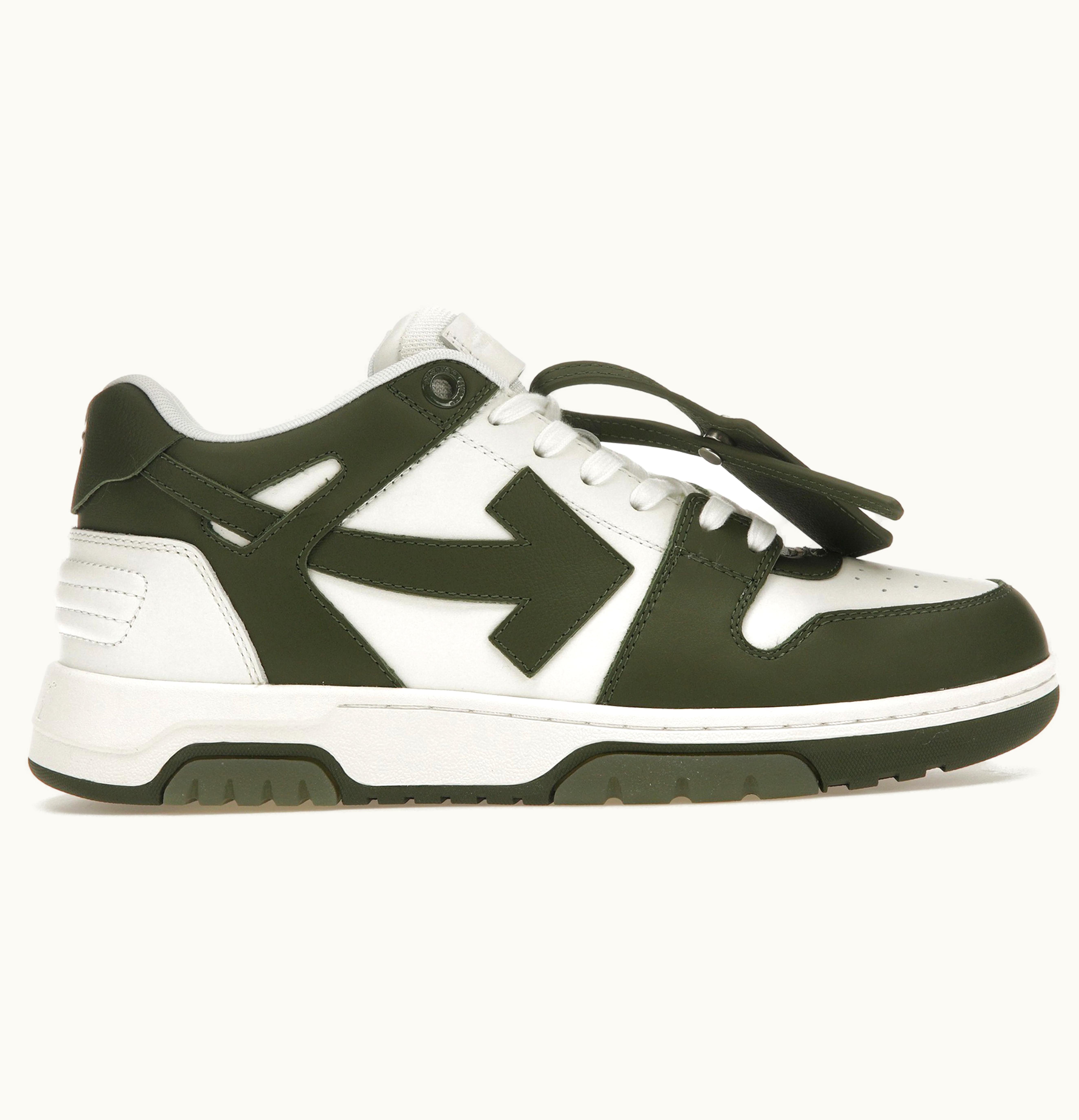 OFF-WHITE OFF-WHITE Out Of Office Ooo Low Tops White Khaki