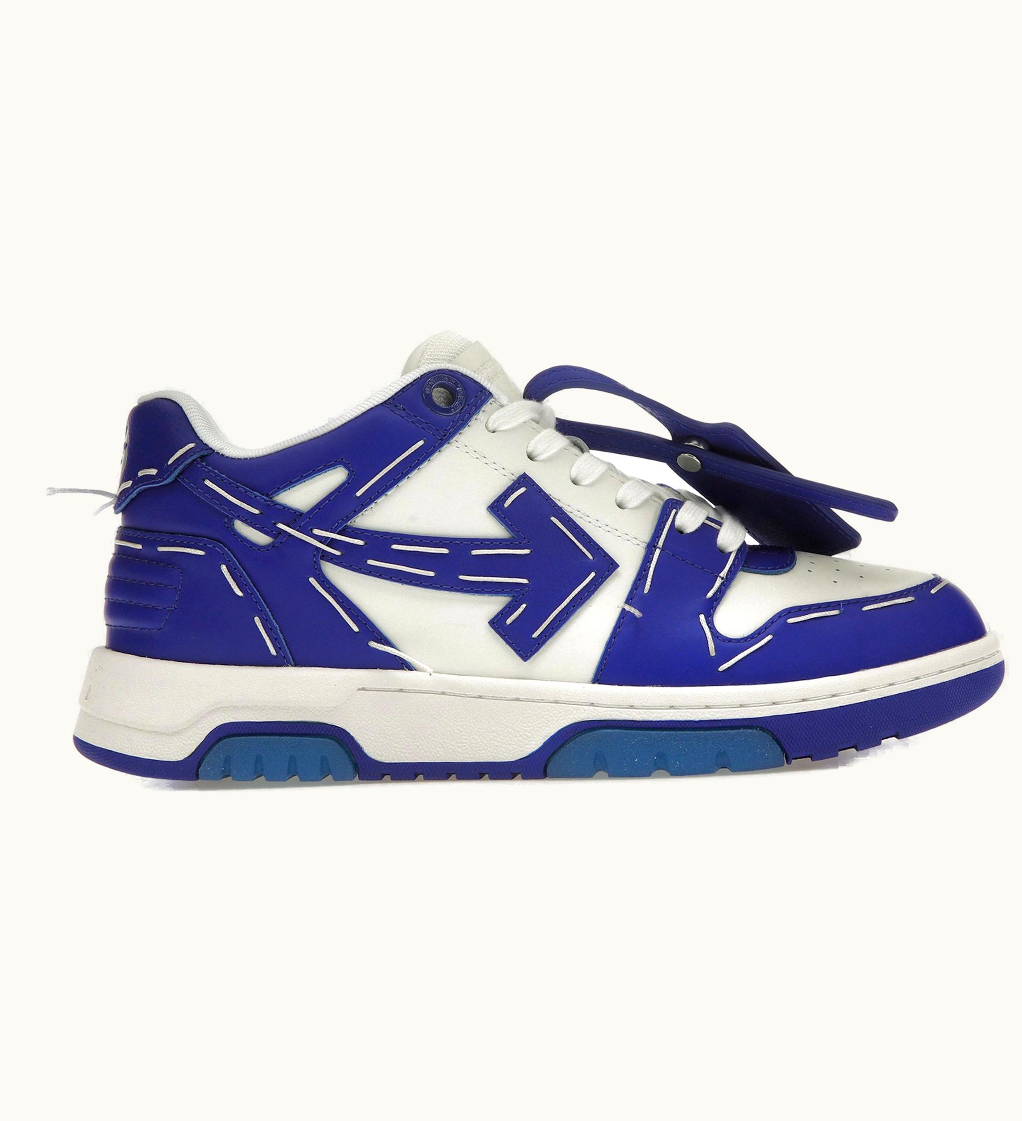 OFF-WHITE OFF-WHITE Out Of Office Sartorial Stitching White Dark Blue Womens