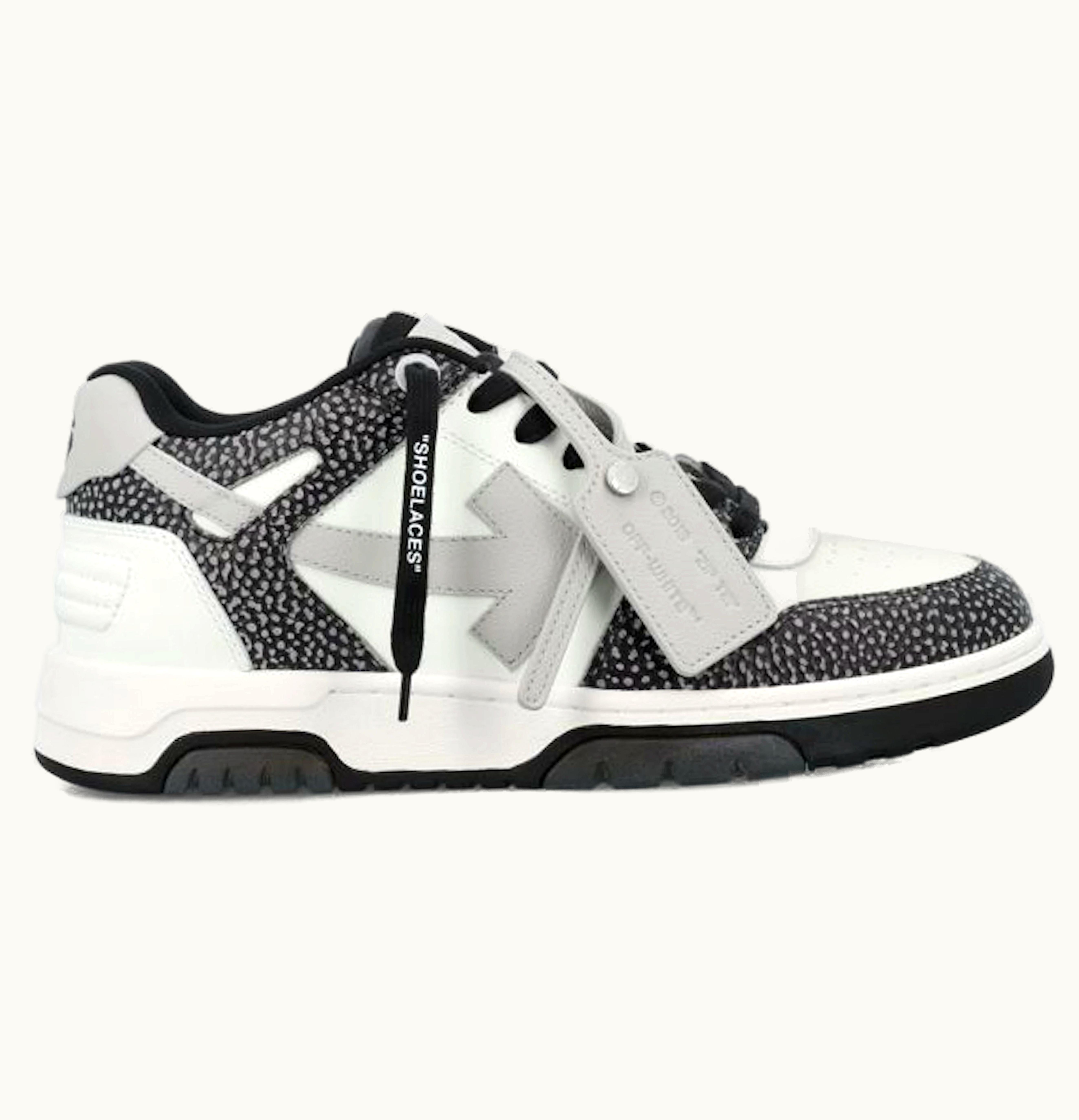 OFF-WHITE OFF-WHITE Out Of Office Ooo Low Tops Black Grey