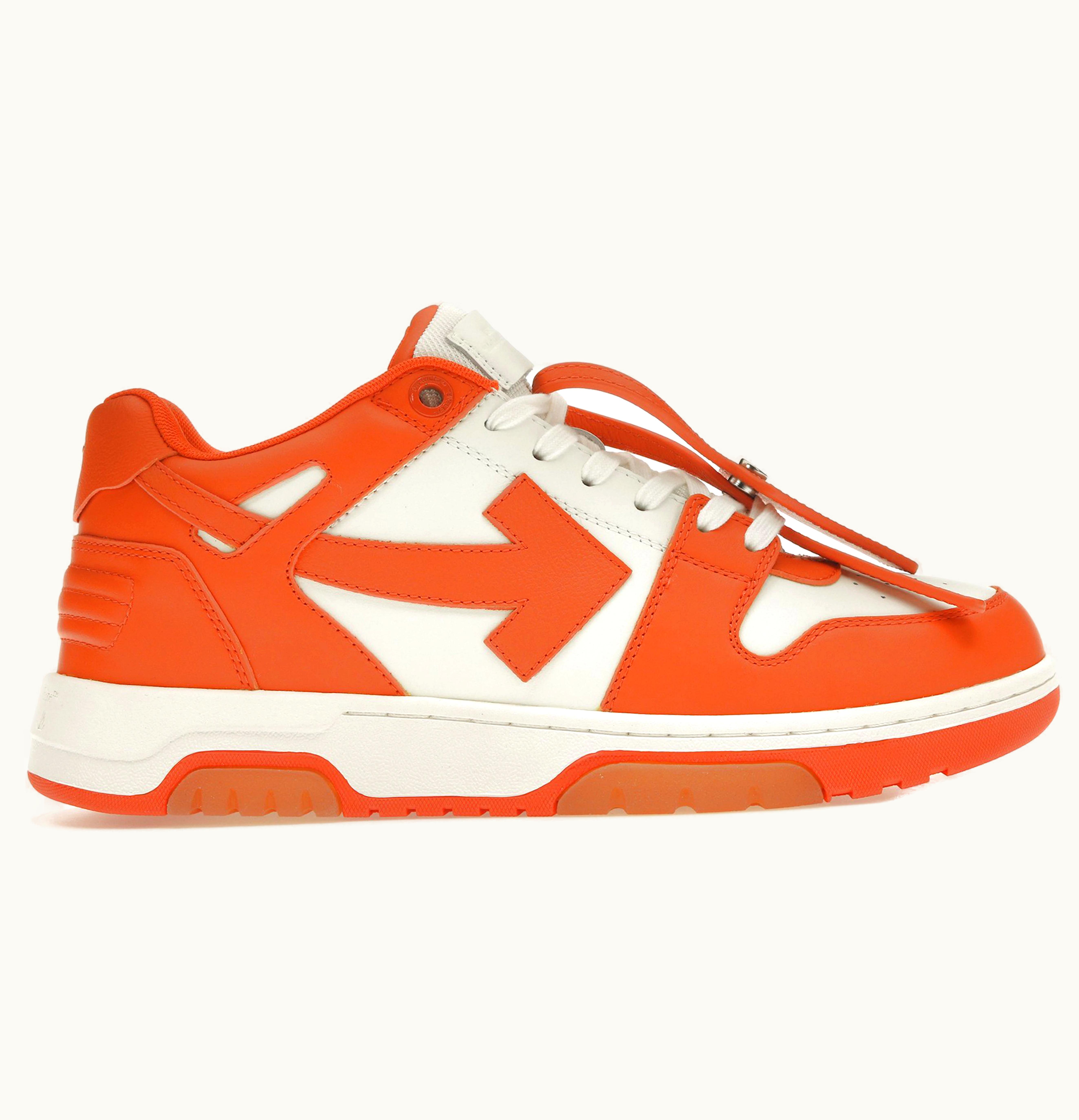 OFF-WHITE OFF-WHITE Out Of Office Ooo Low Tops White Orange