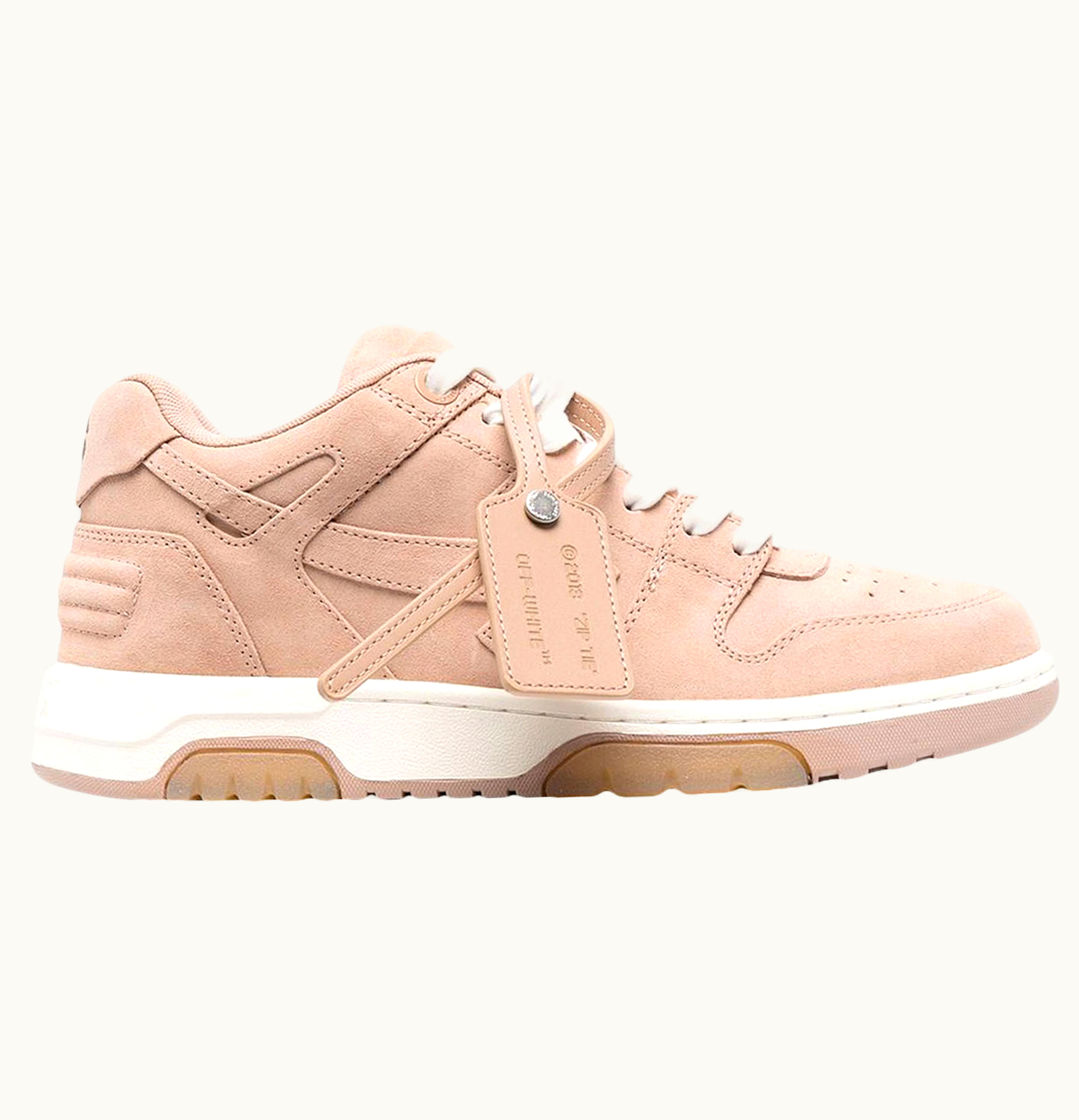 OFF-WHITE OFF-WHITE Out Of Office Ooo Low Tops Dark Suede