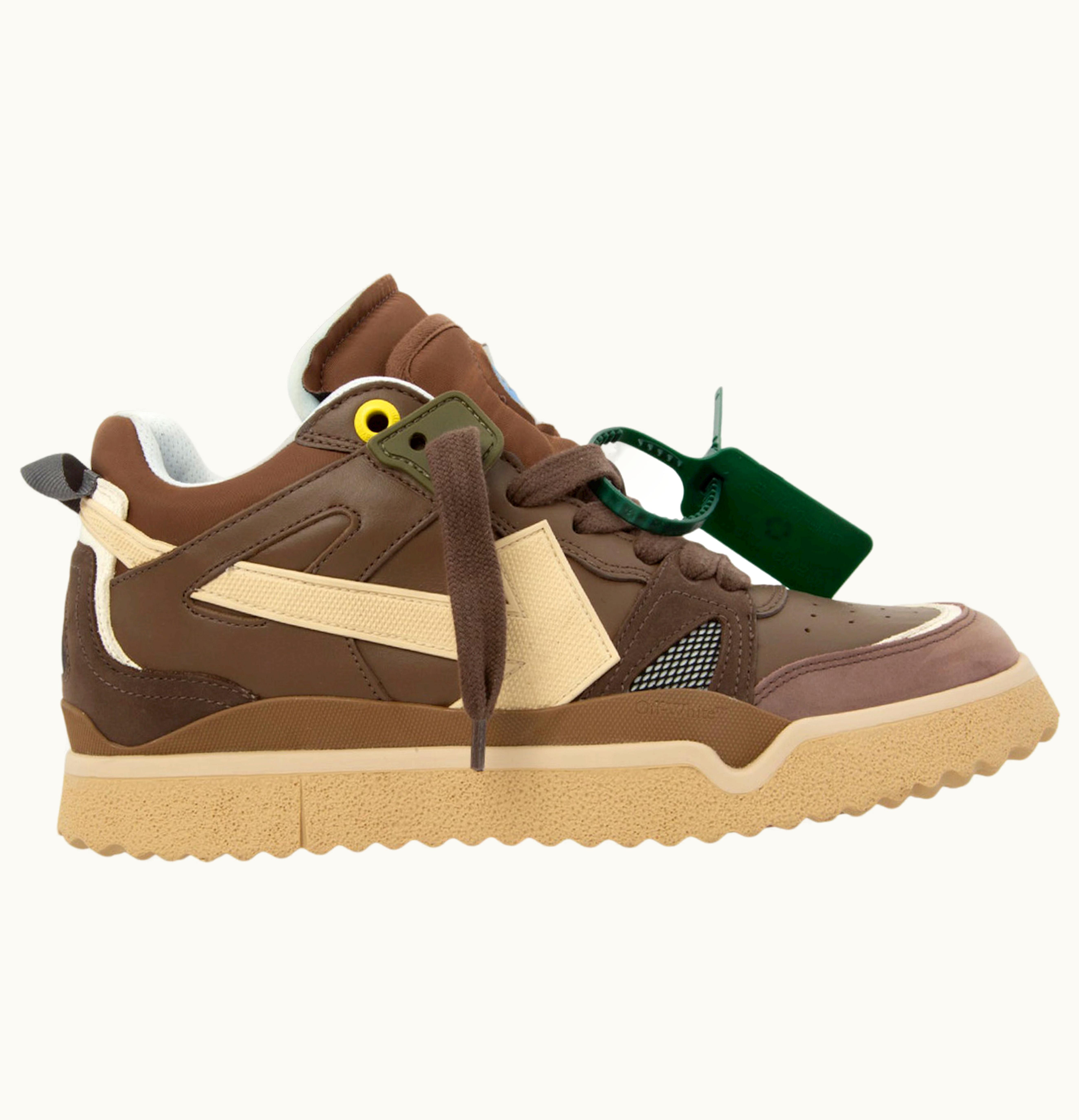 OFF-WHITE OFF-WHITE New Sponge Mid Top Brown Beige