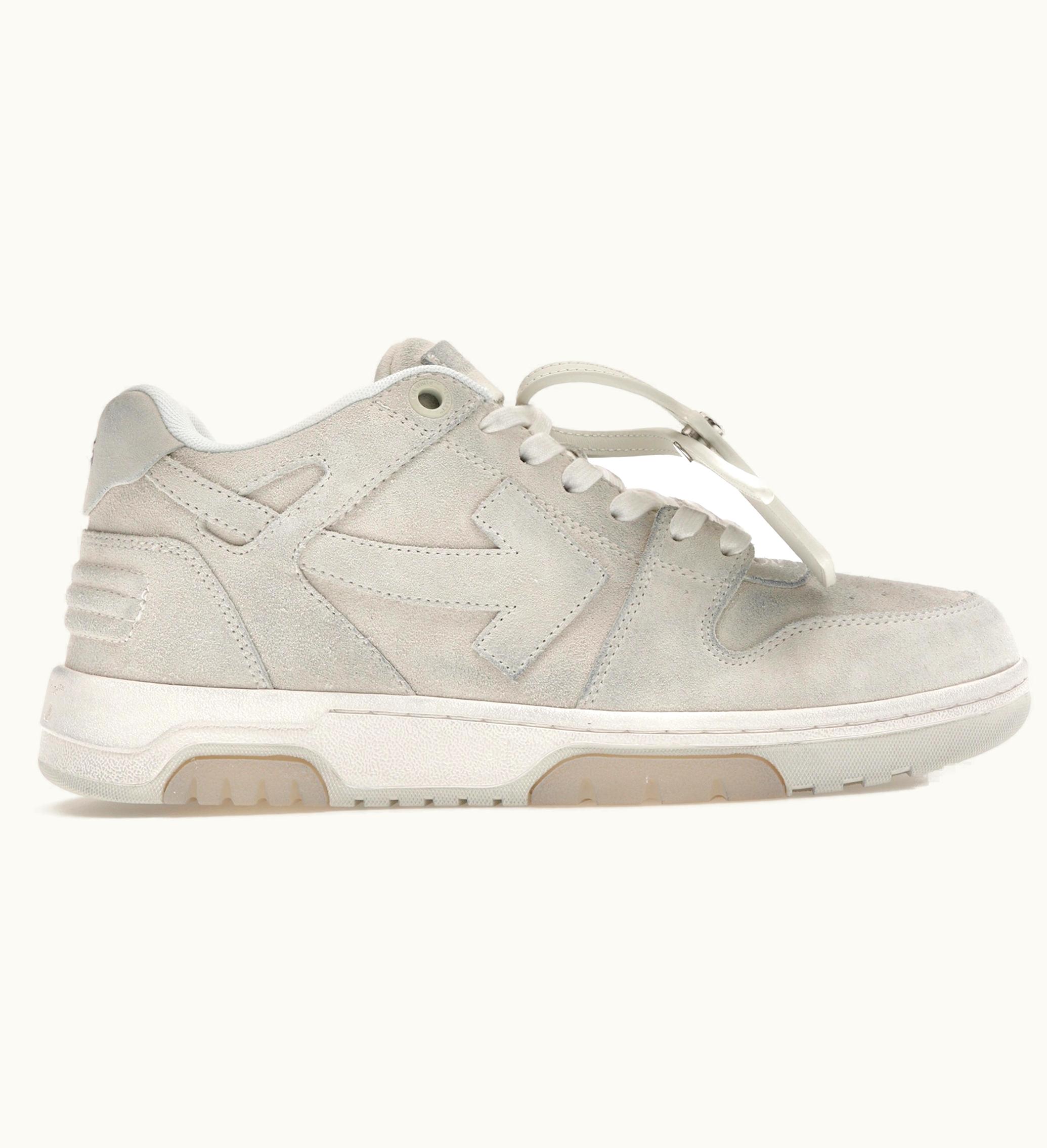 OFF-WHITE OFF-WHITE Out Of Office Ooo Low Tops Vanilla White Suede