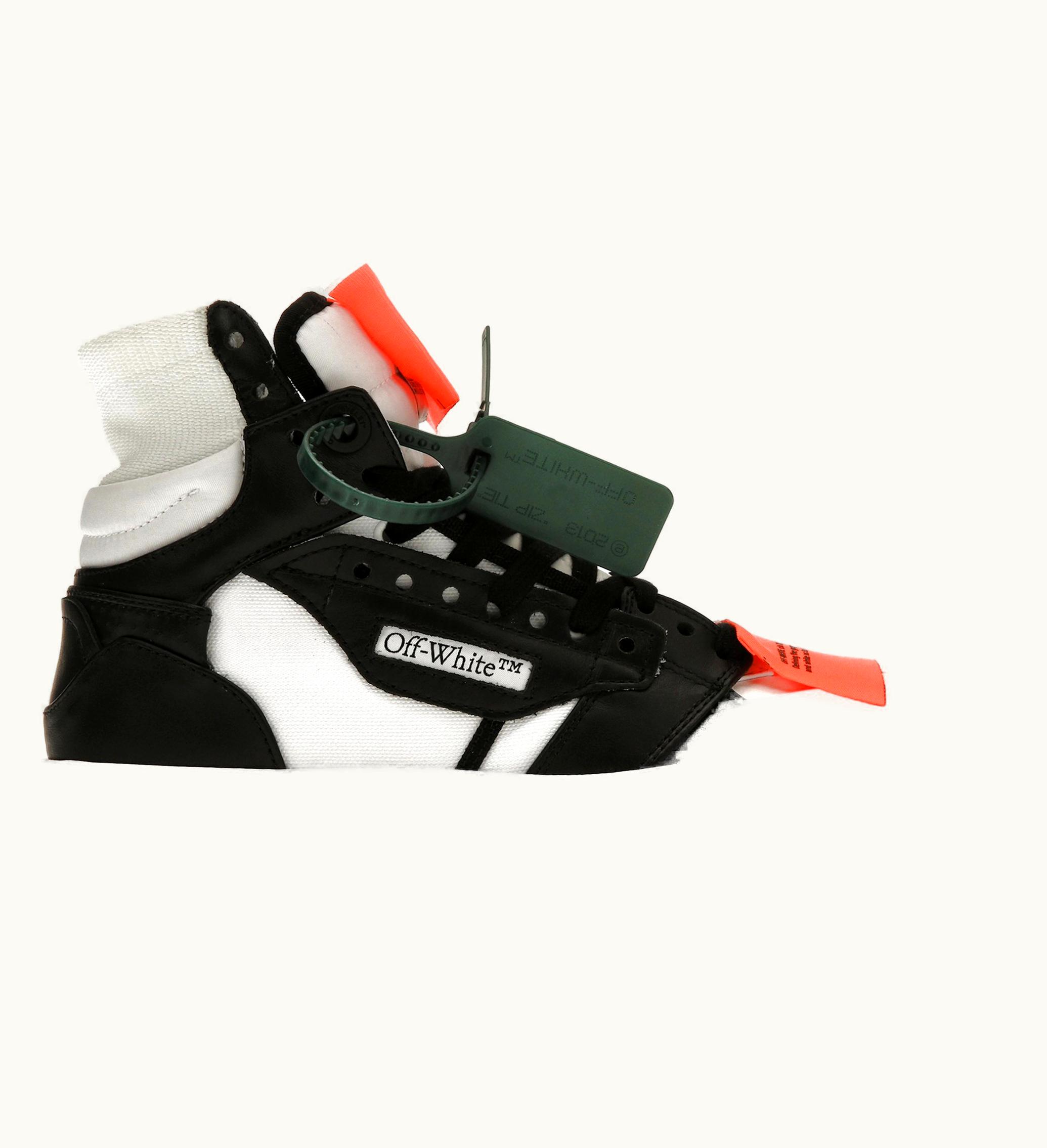OFF-WHITE OFF-WHITE Off Court 30 Leather Canvas Black White