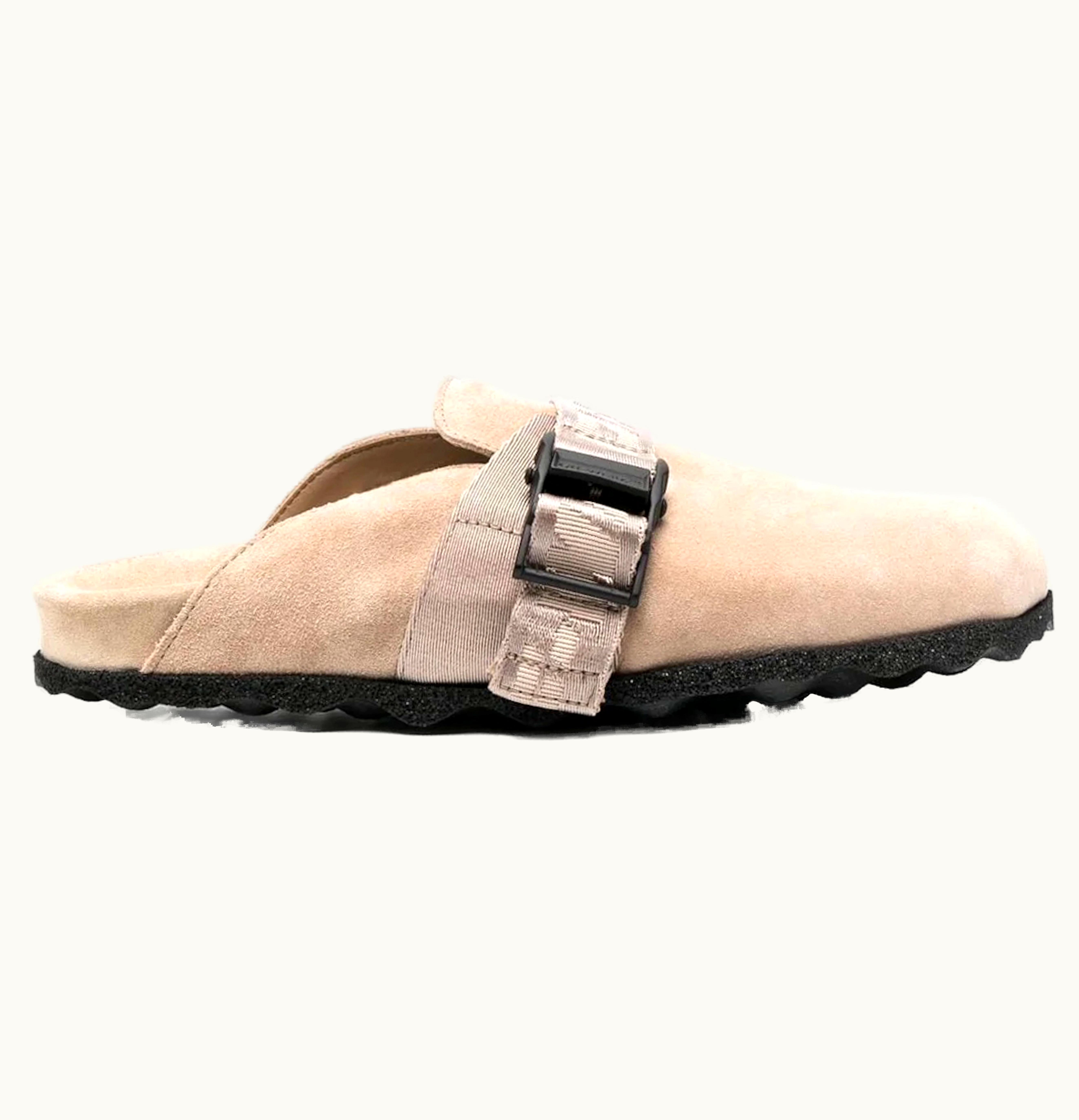 OFF-WHITE OFF-WHITE Suede Industrial Belt Sabot Sand W