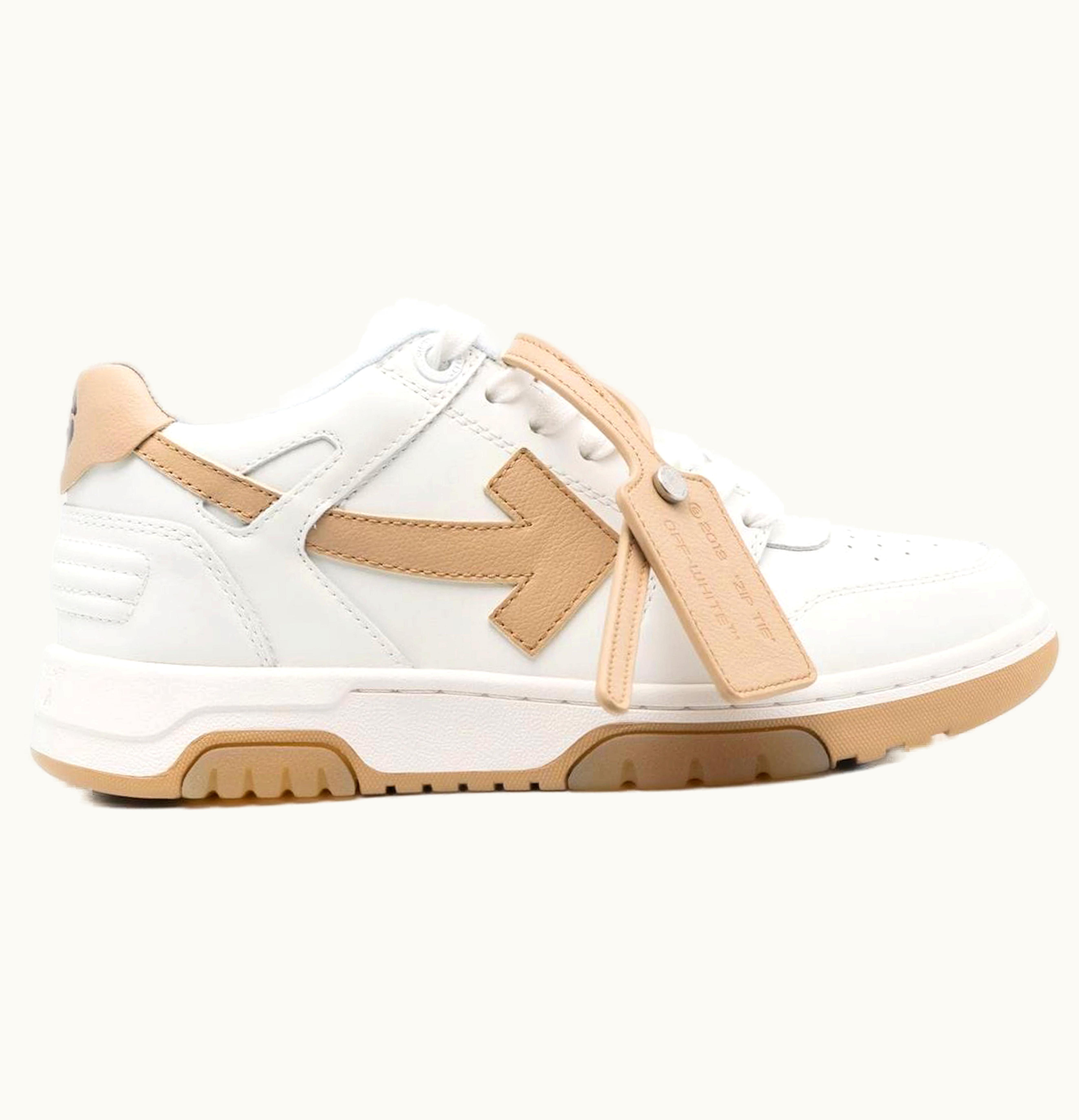 OFF-WHITE OFF-WHITE Out Of Office Calf Leather White Camel W
