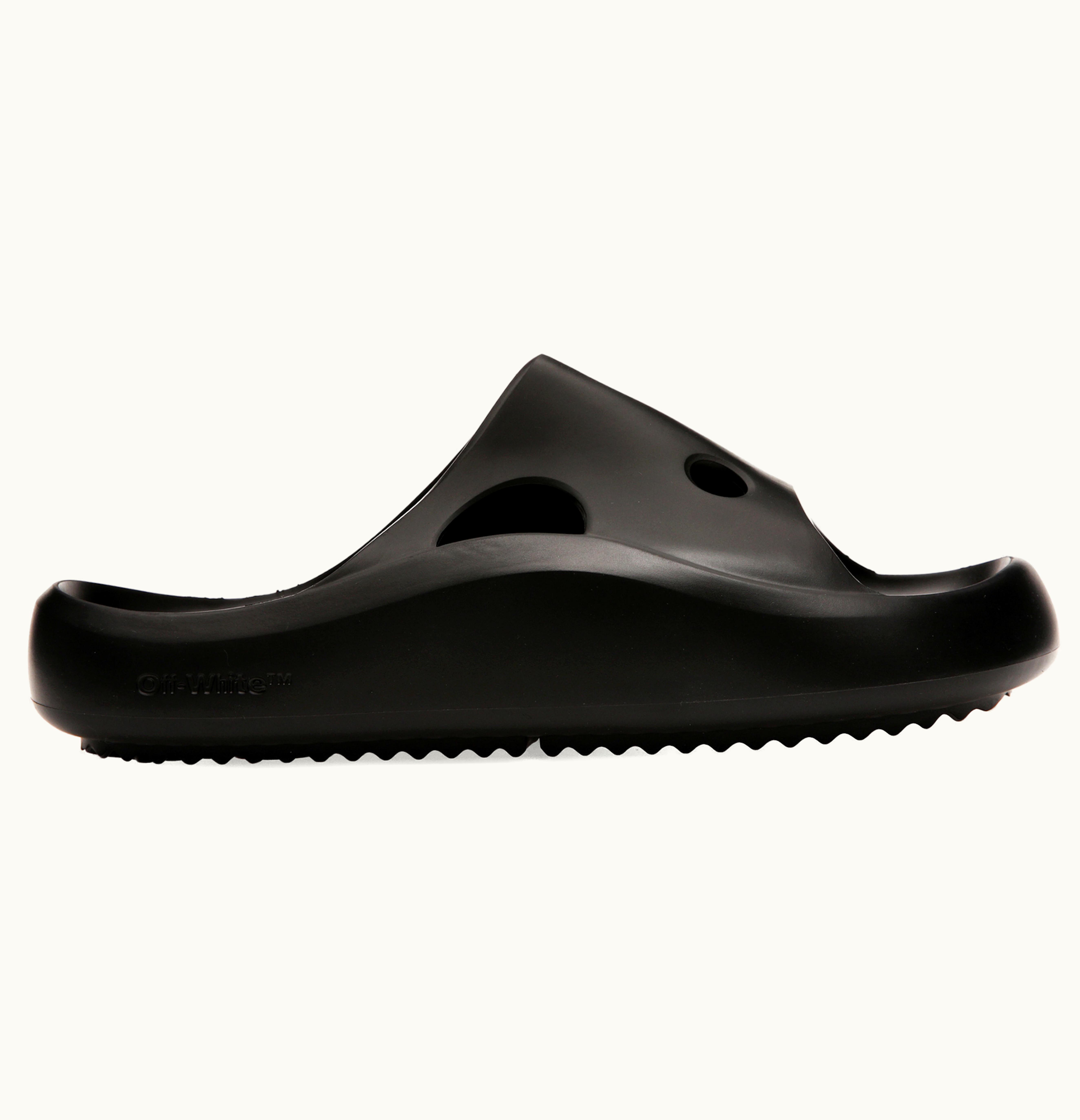 OFF-WHITE OFF-WHITE Meteor Rubber Slides Black FW22