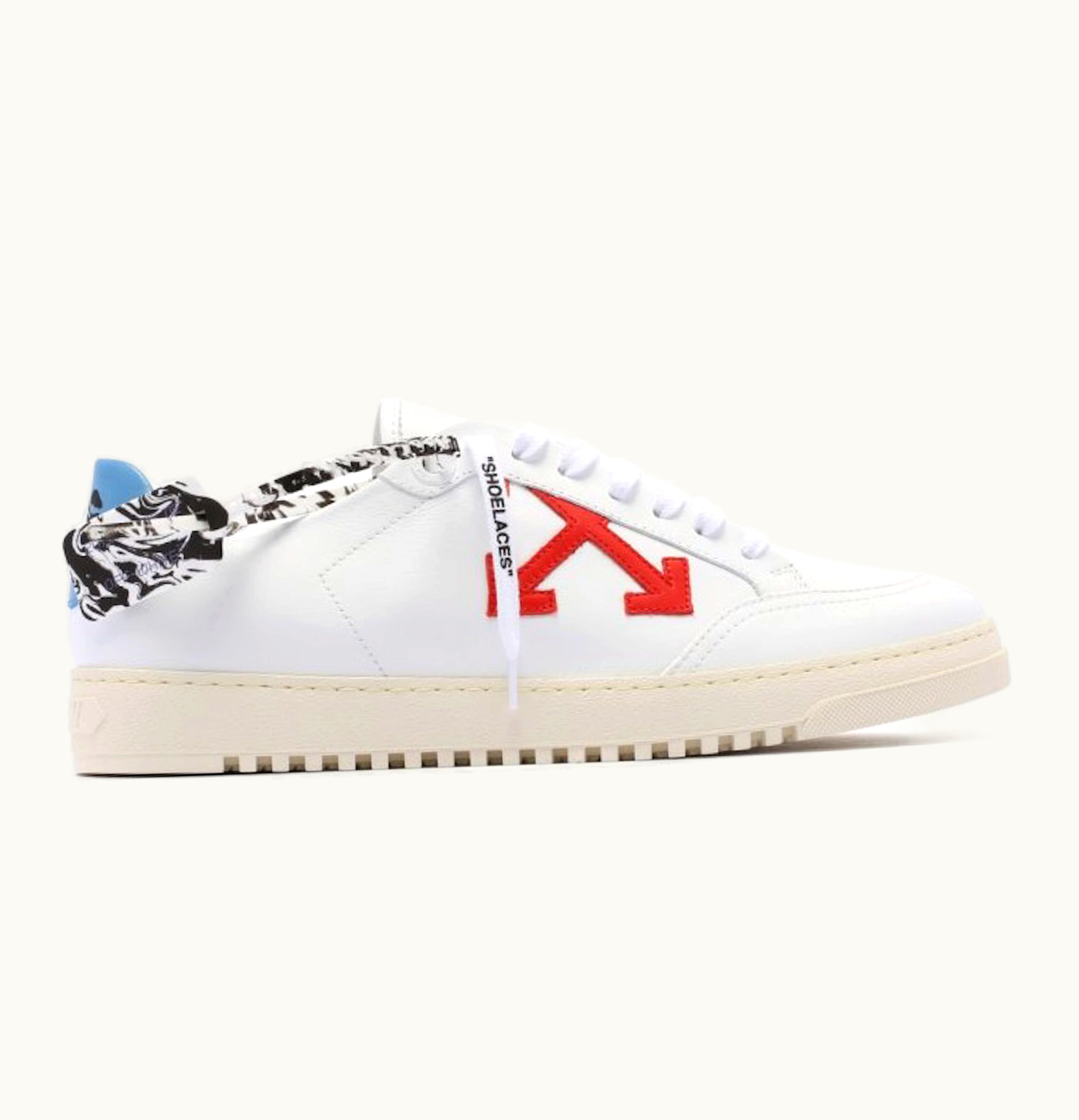 OFF-WHITE OFF-WHITE 20 Low Top White Red Arrow SS21