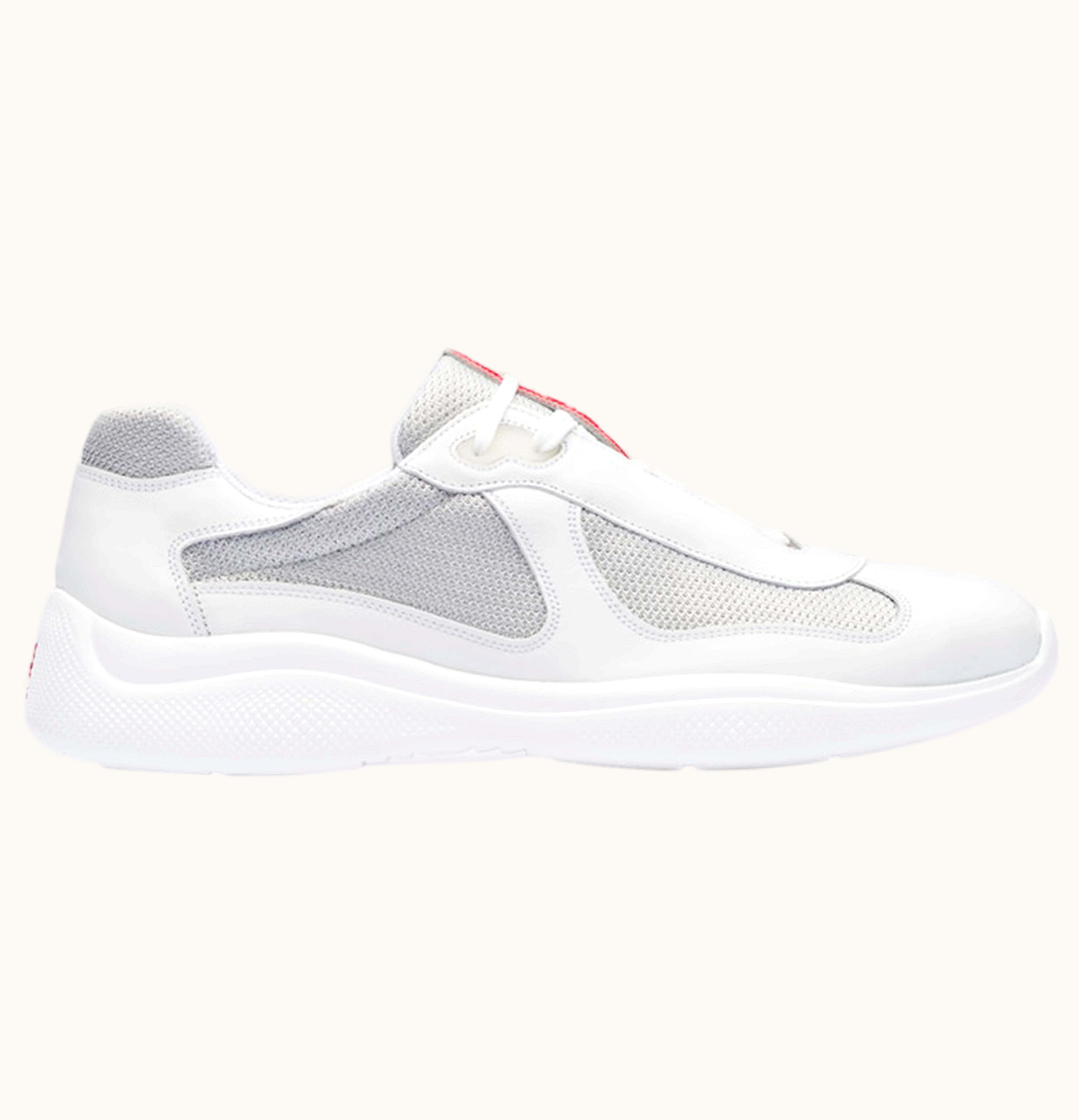 Prada Americas Cup White Silver