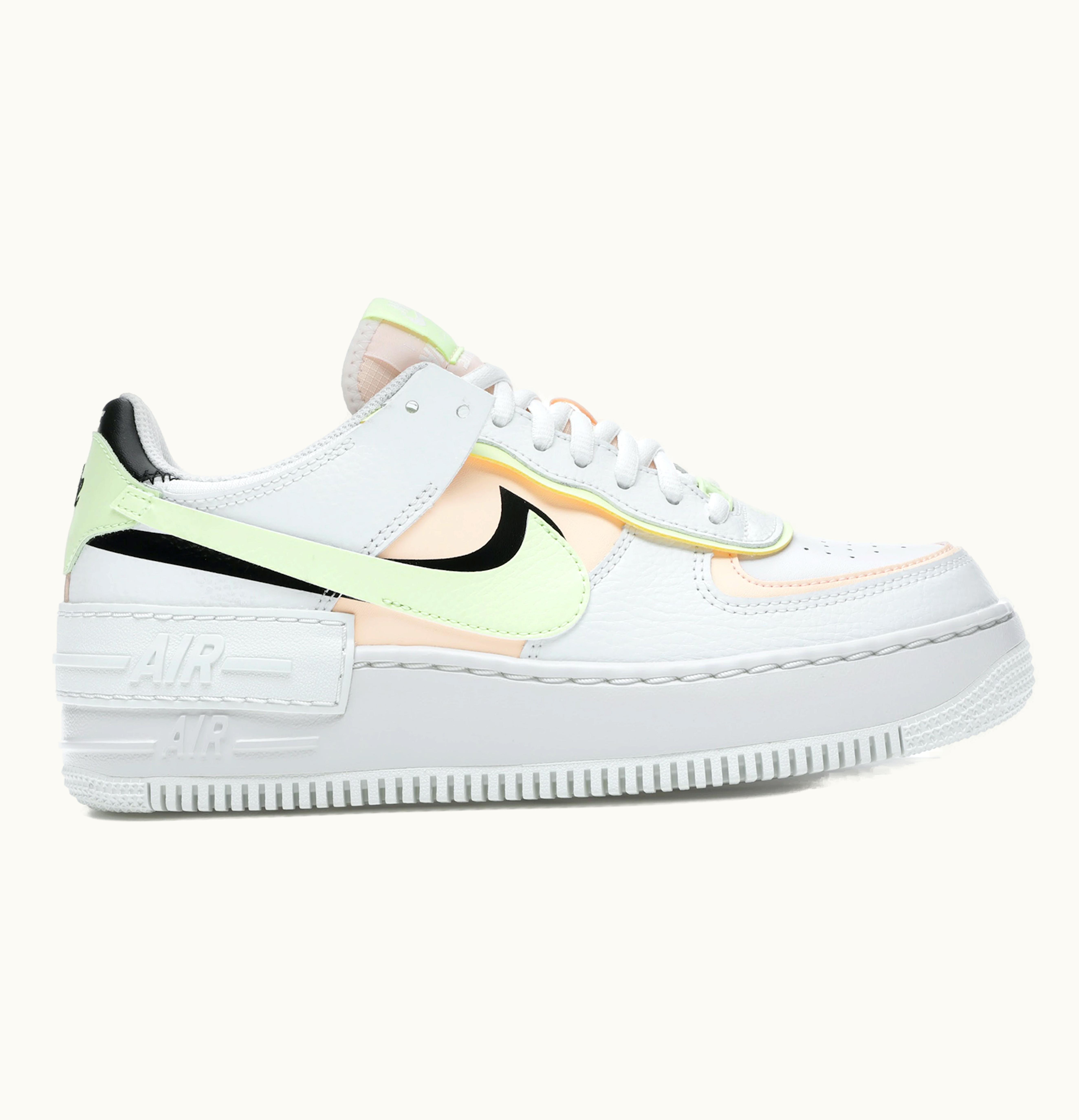 Nike Nike Air Force 1 Shadow Summit White Barely Volt Crimson Tint W