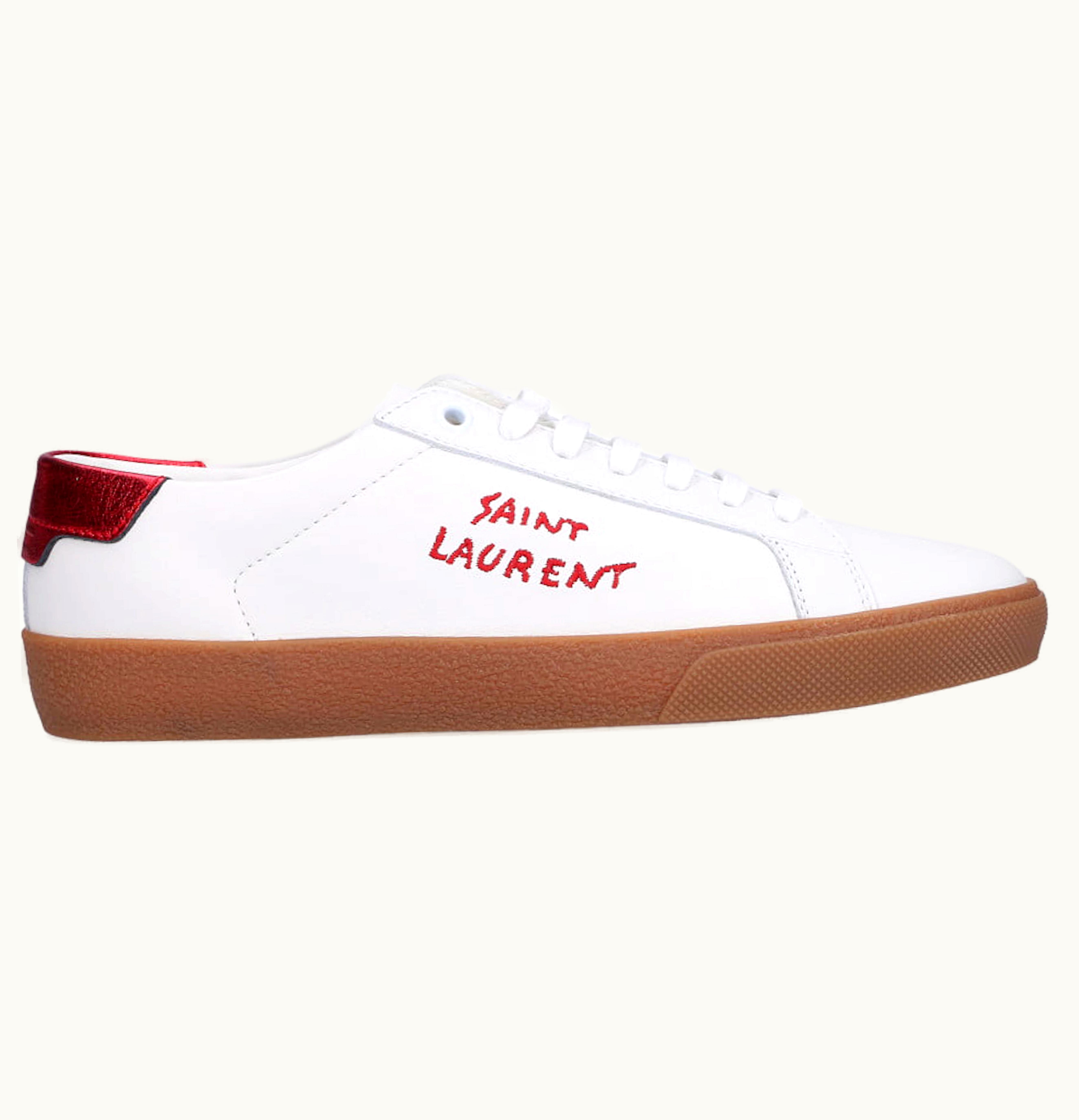 Saint Laurent Court Classic Sl 06 Metallic Red