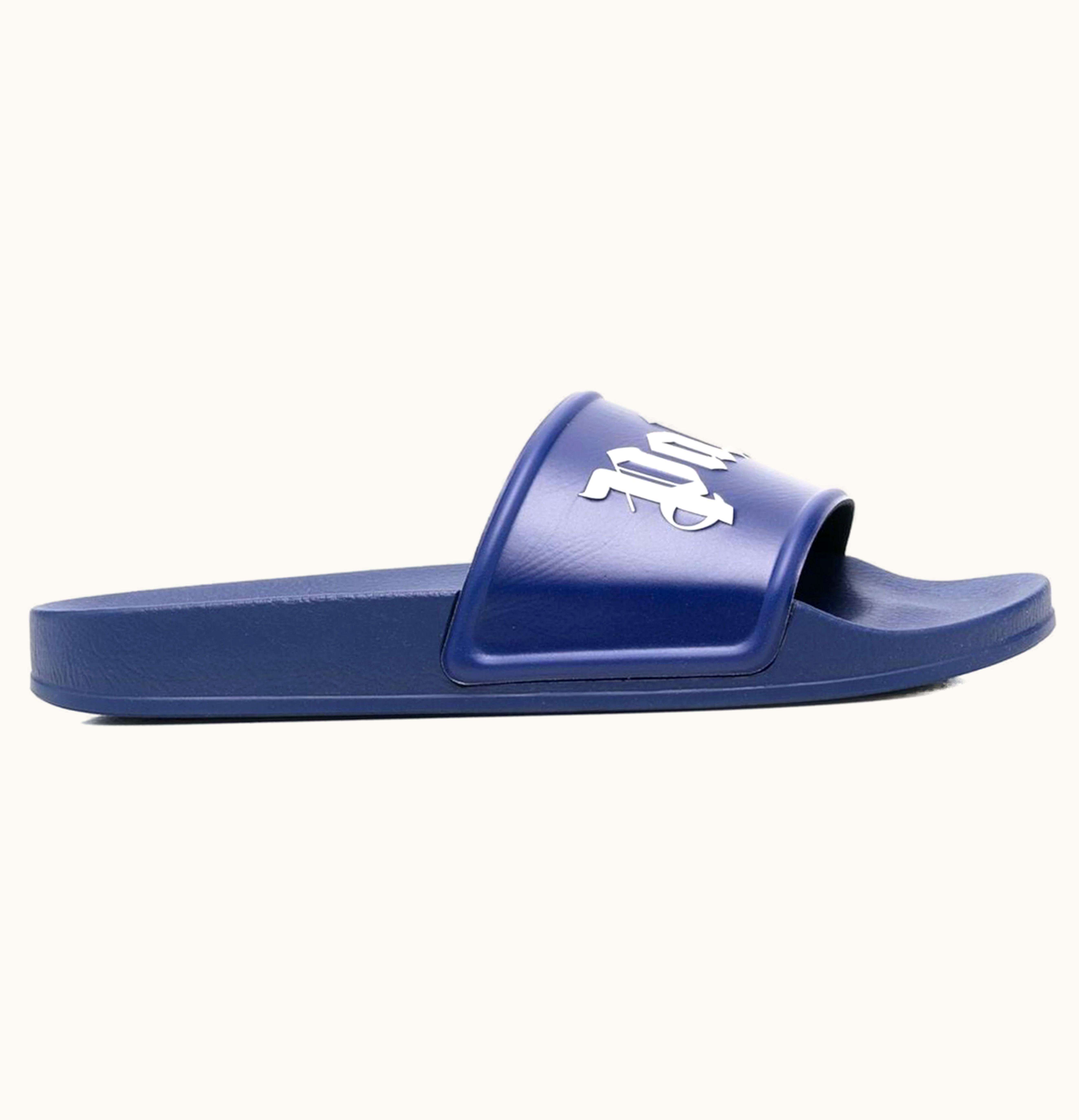 Palm Angels Palm Angels Pool Slides Dark Blue White SS23