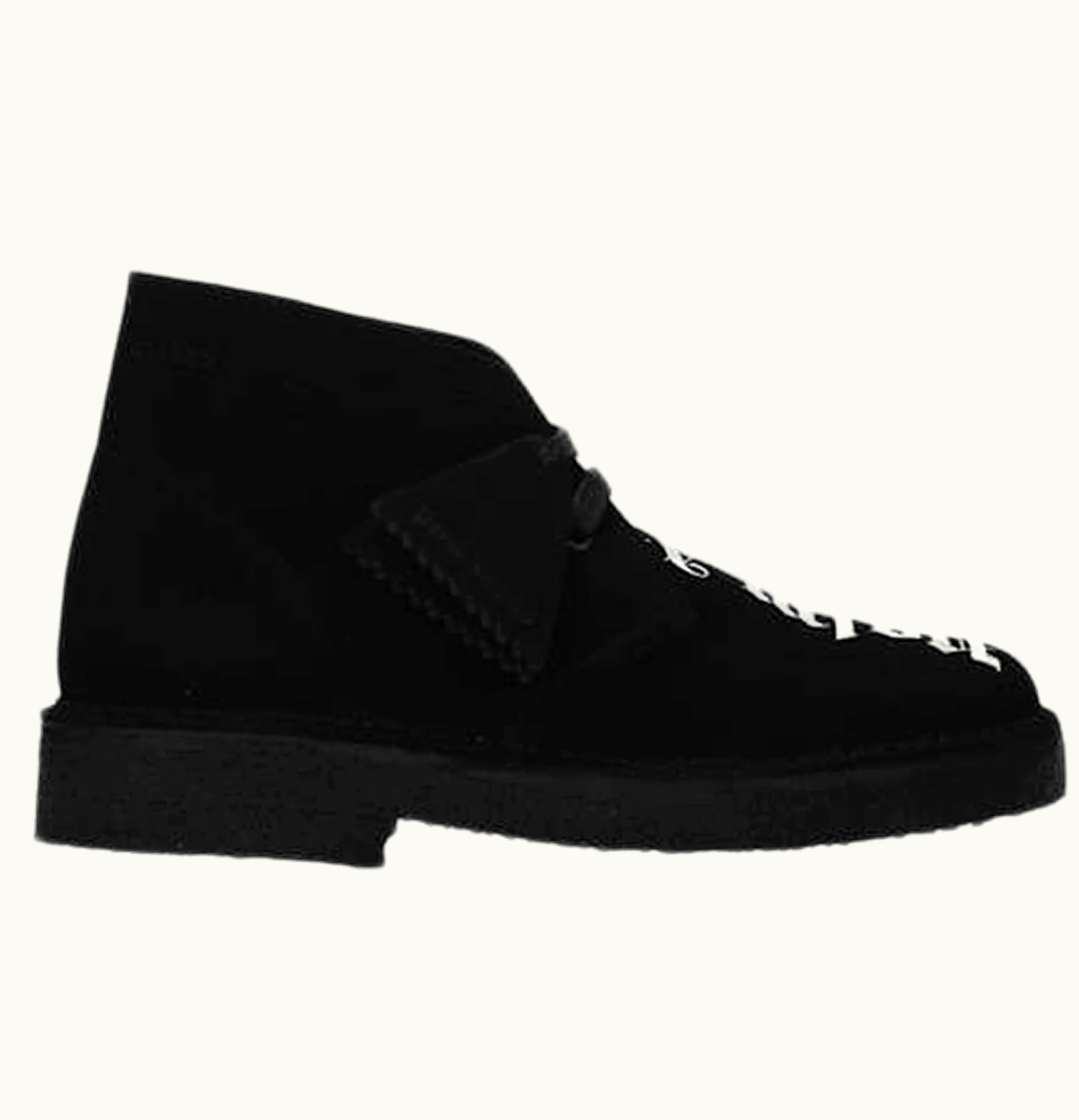 Clarks Clarks Originals Desert Boot Palm Angels Logo Black White W