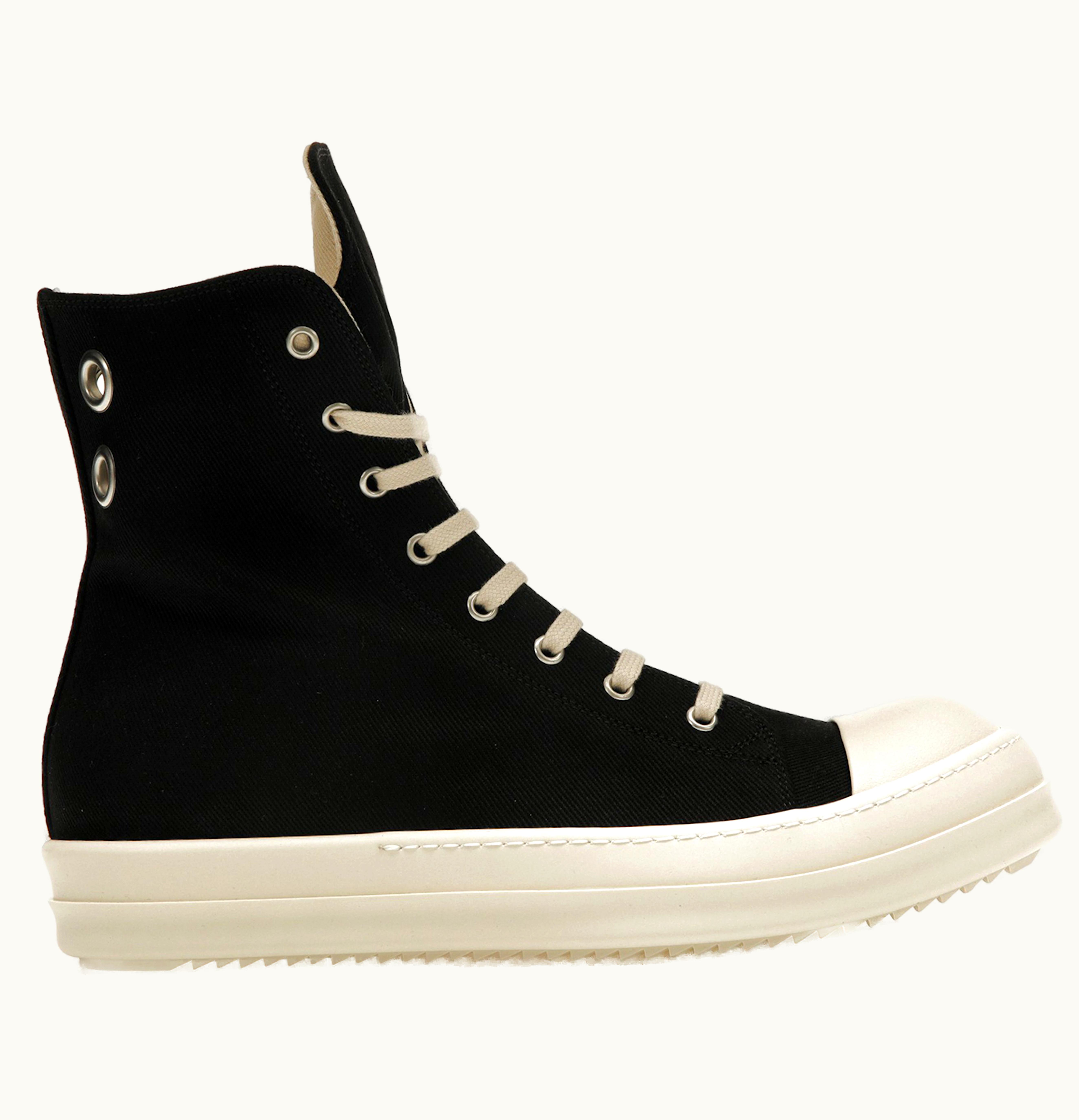 Rick Owens Rick Owens DRKSHDW Edfu High Top Black Denim