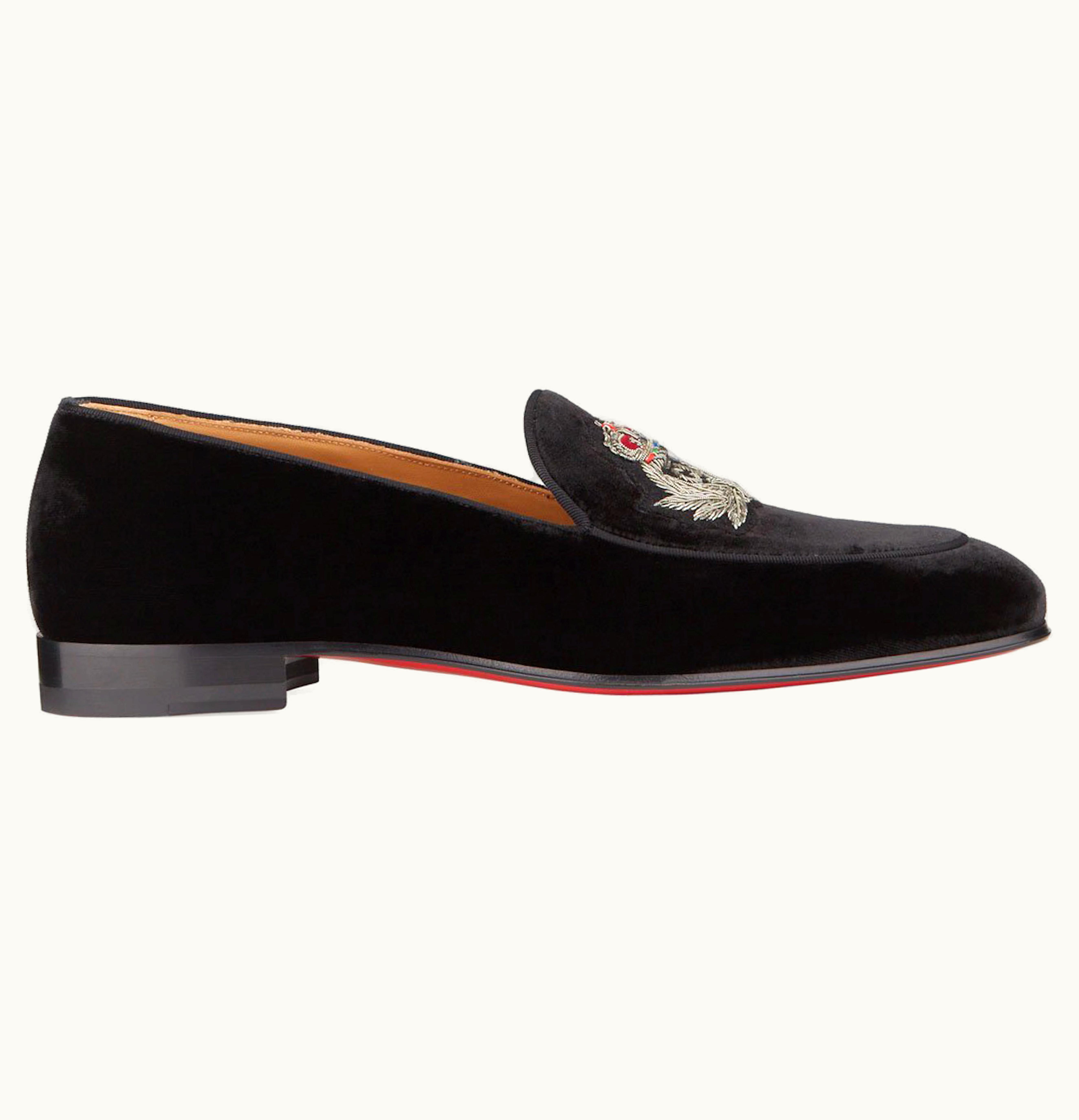 Christian Louboutin Christian Louboutin Crest On The Nile Flat Black