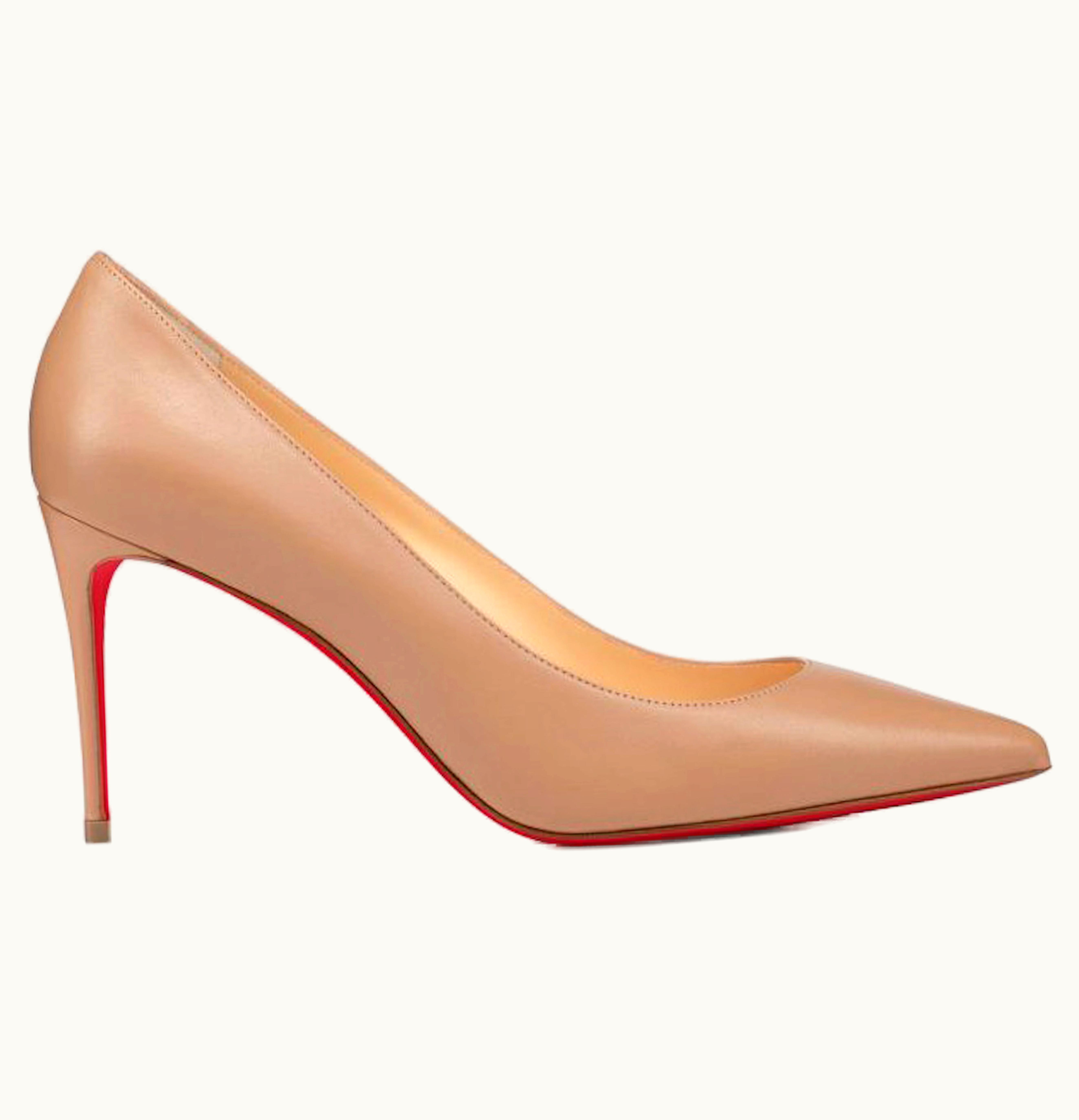 Christian Louboutin Christian Louboutin Kate 85mm Pump Nude Nappa Leather