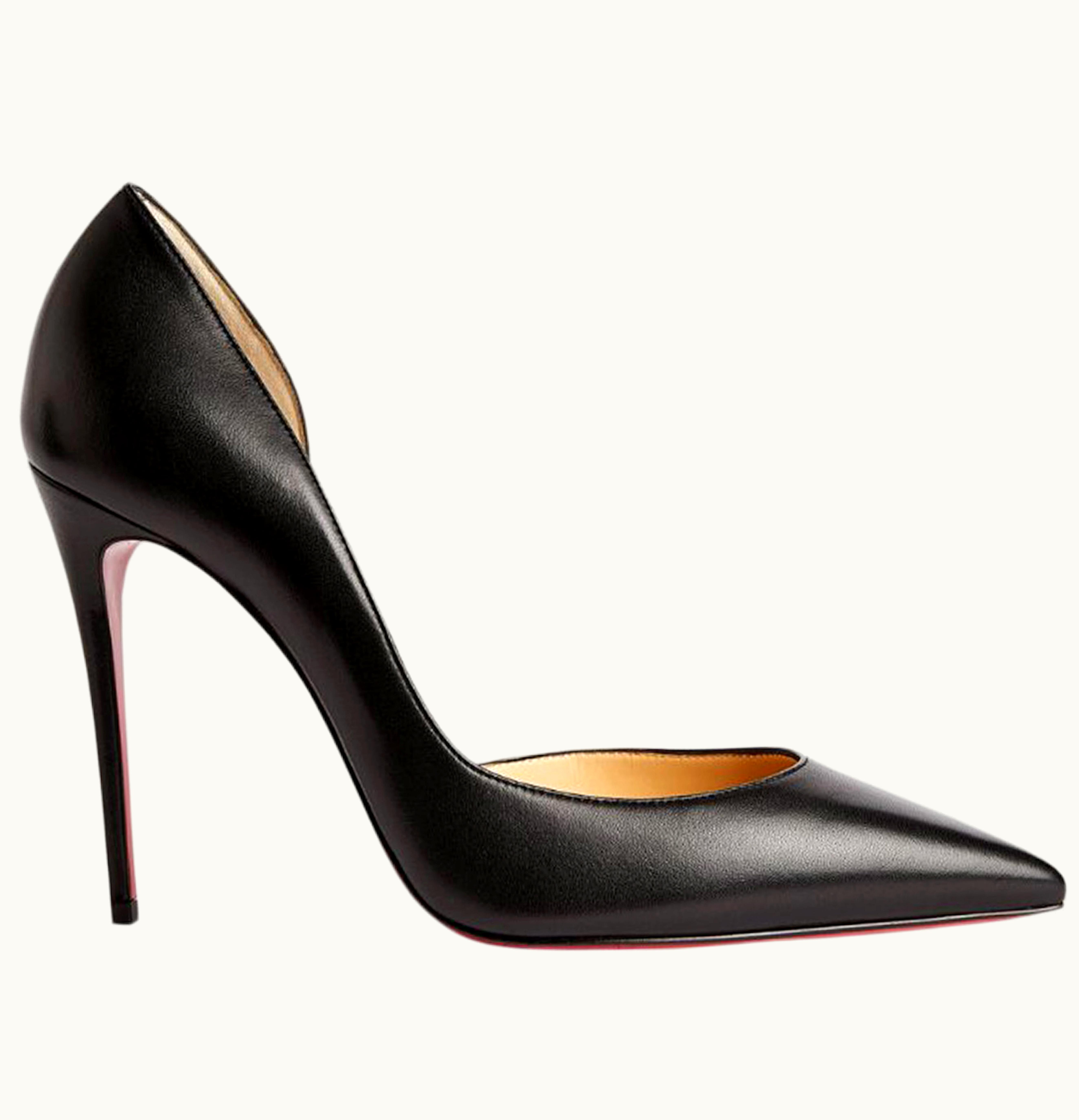 Christian Louboutin Christian Louboutin Iriza 100mm Pump Black Nappa Leather