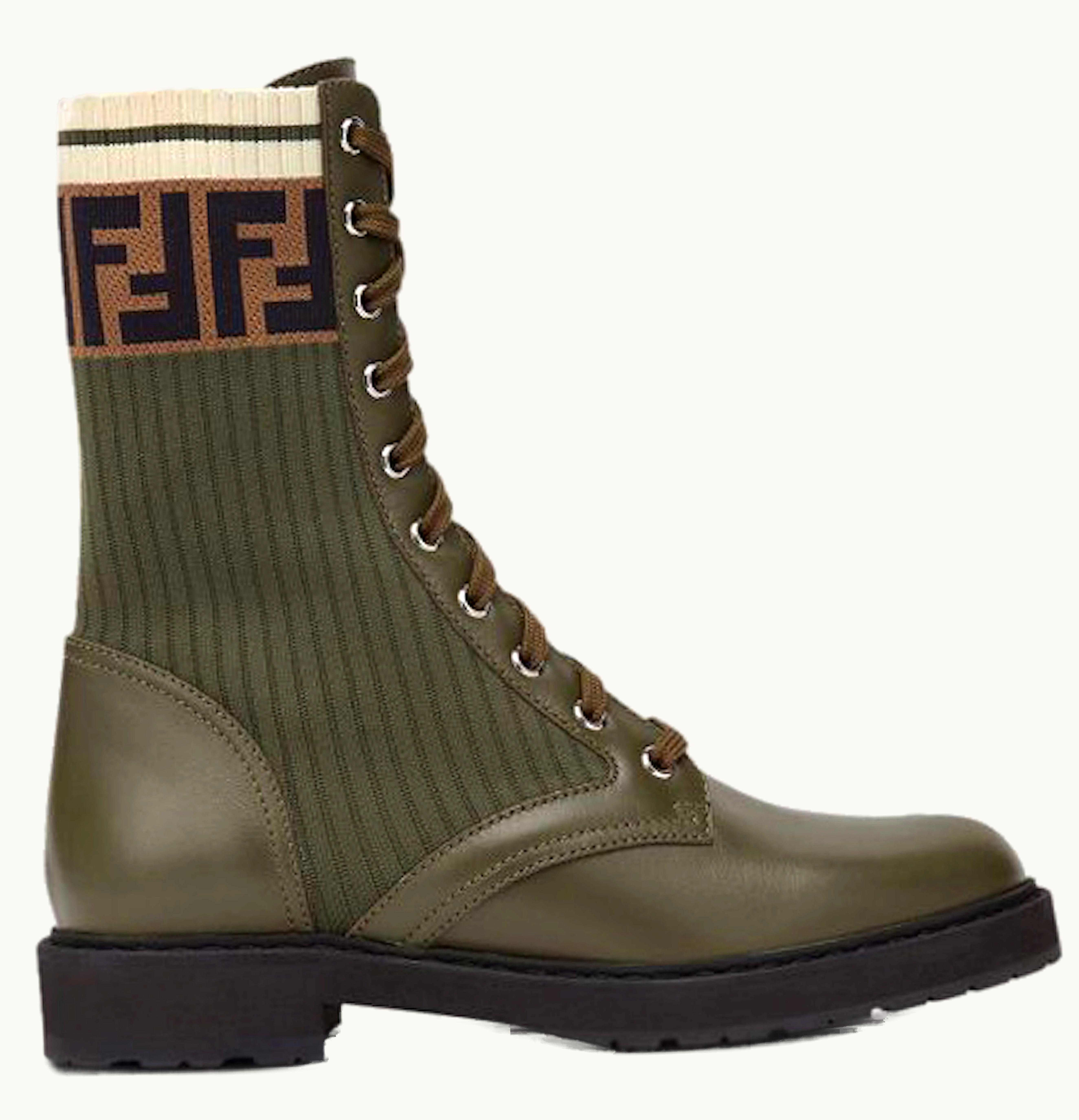 Fendi Rockoko Boots Green W