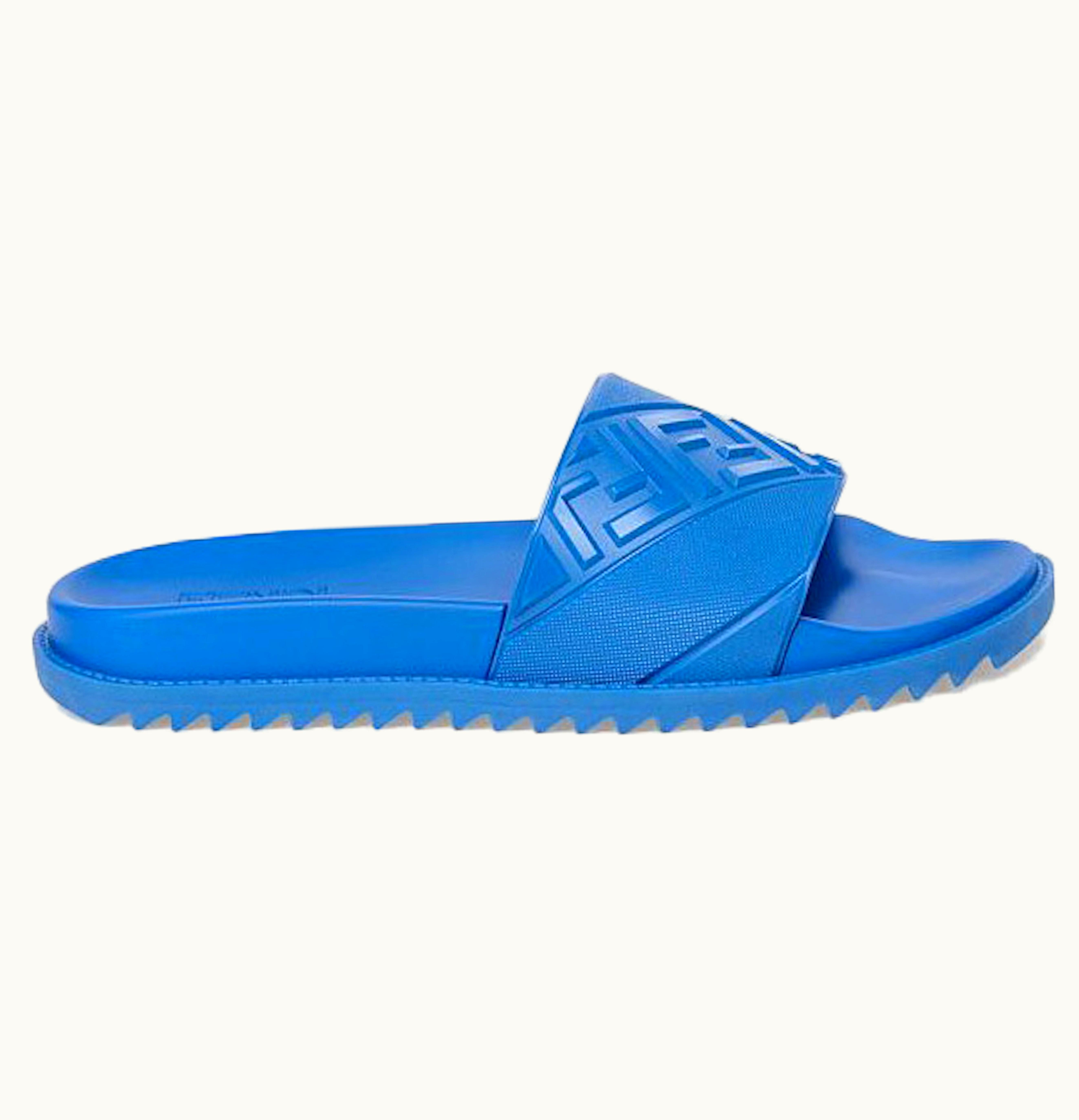 Fendi Slides Blue