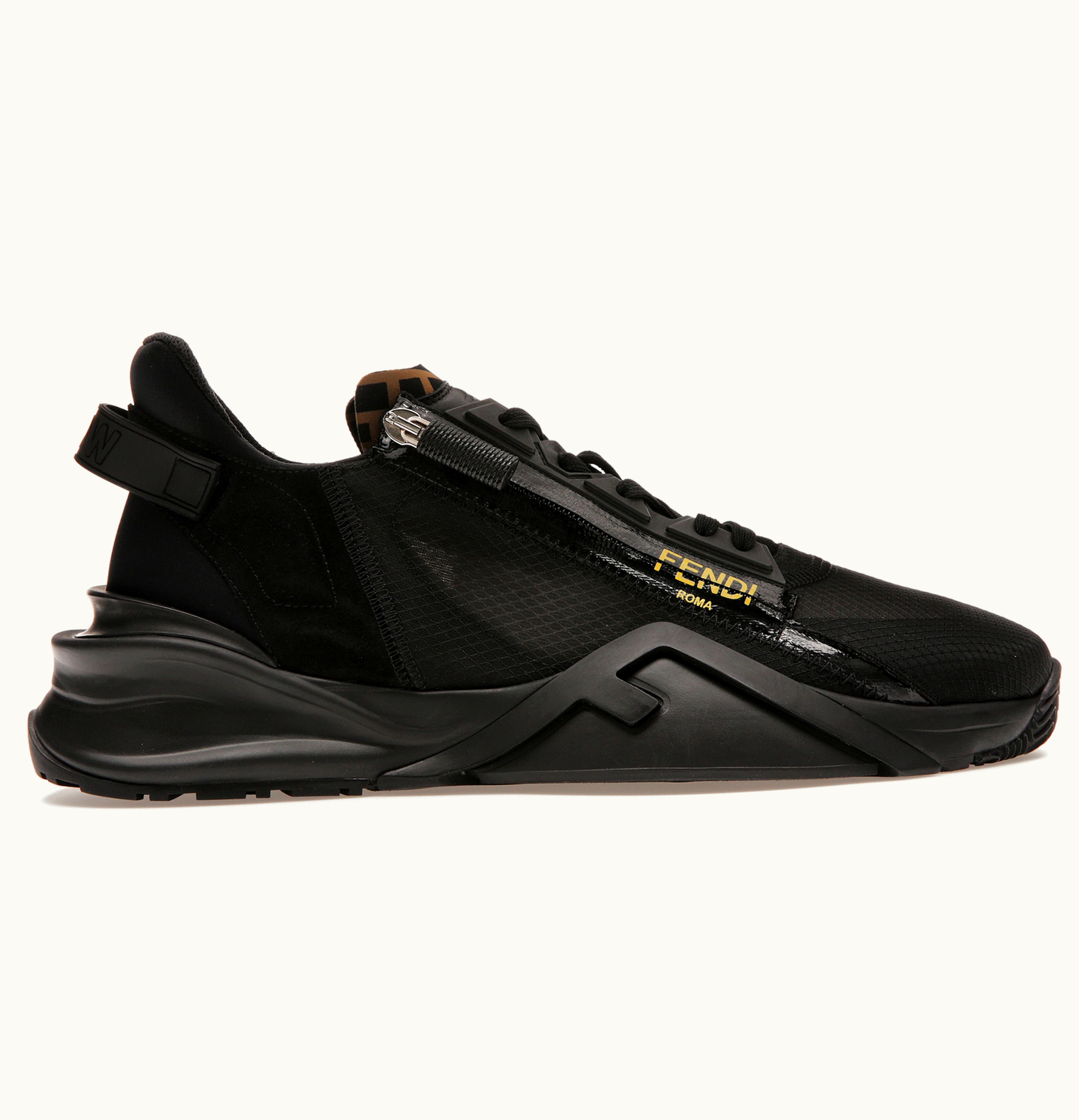 Fendi Nylon Low Top Black